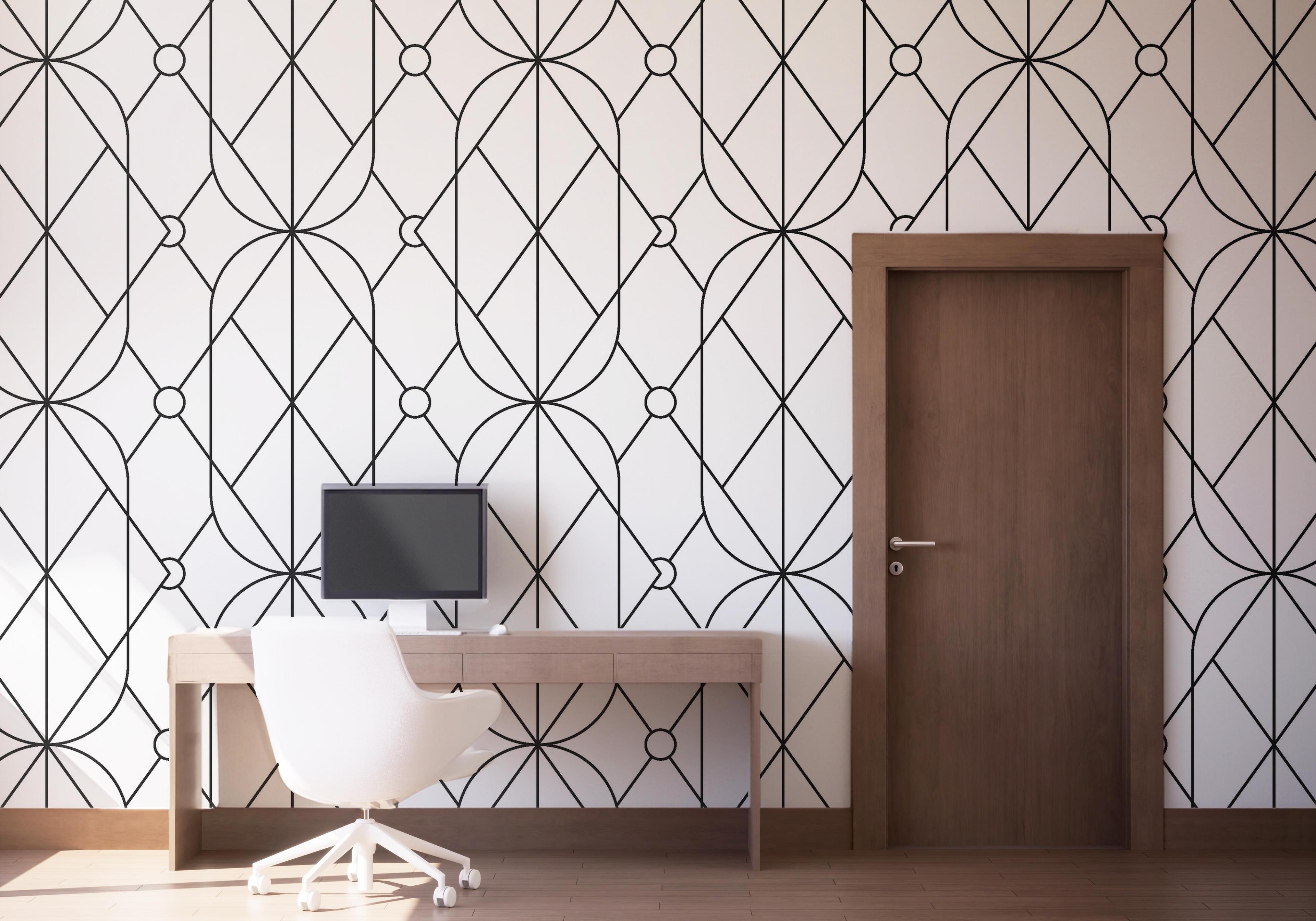 Fototapeta Diamond Pattern mockup 1