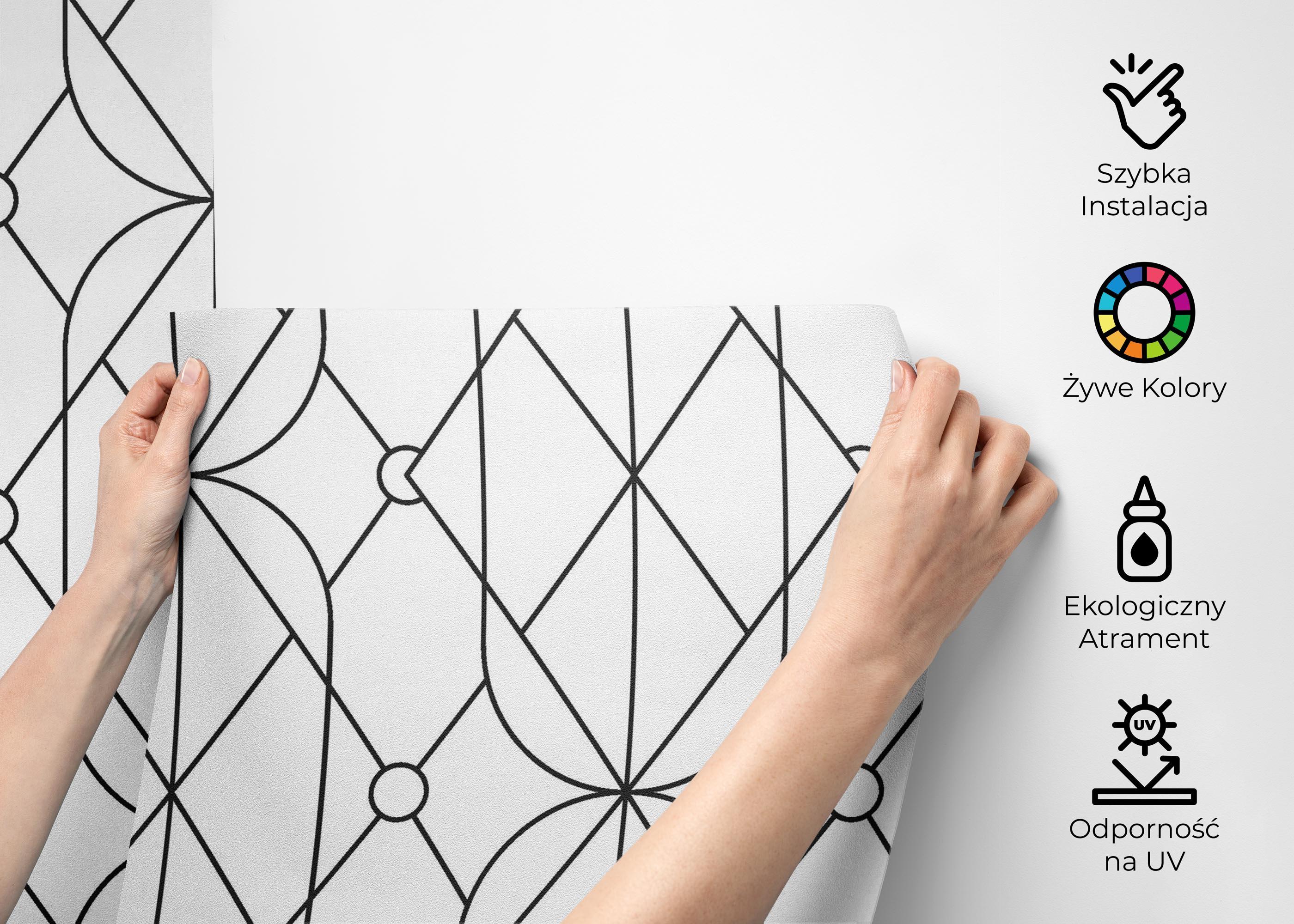 Fototapeta Diamond Pattern mockup 2