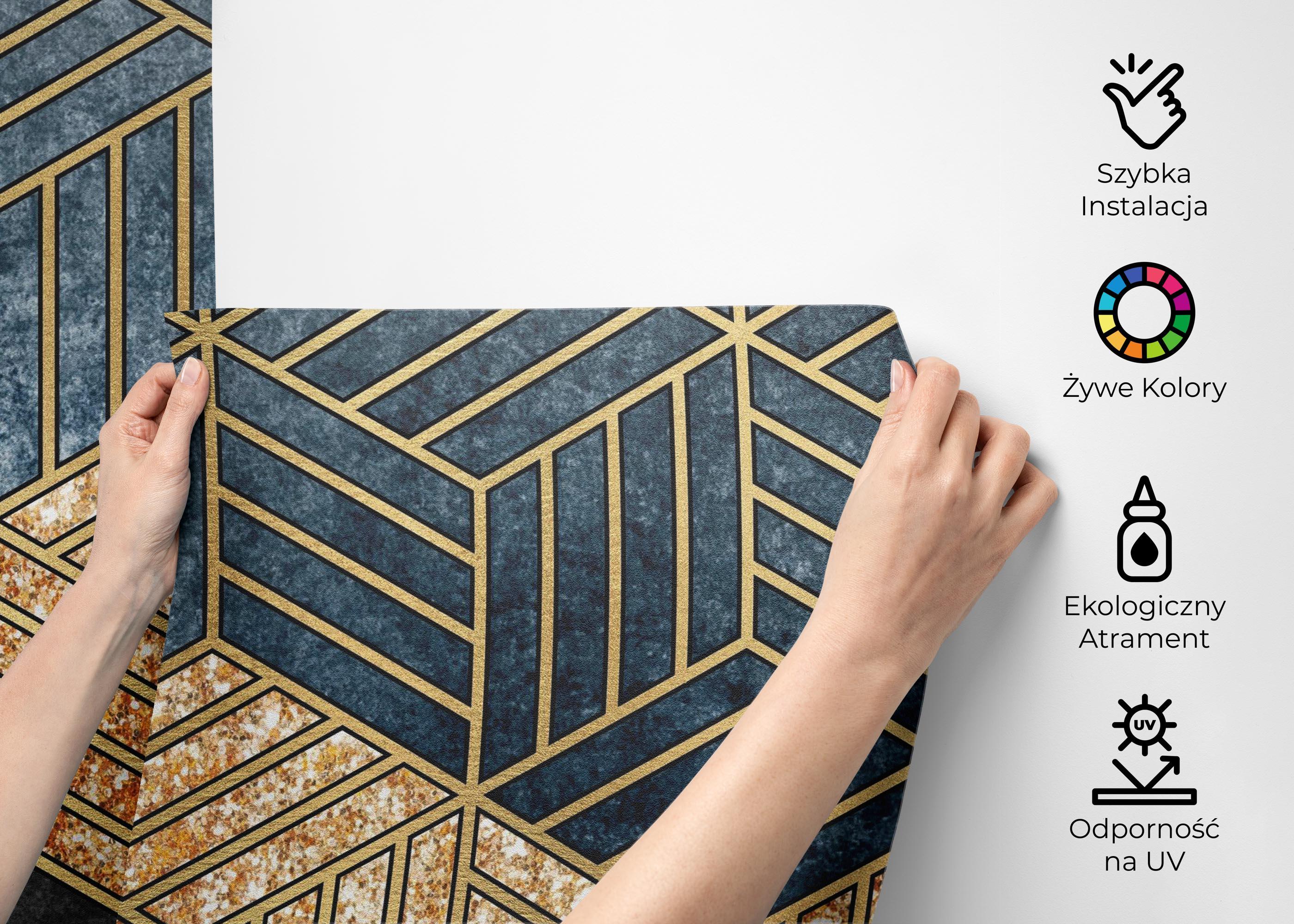 Fototapeta Geometric Wheat mockup 2