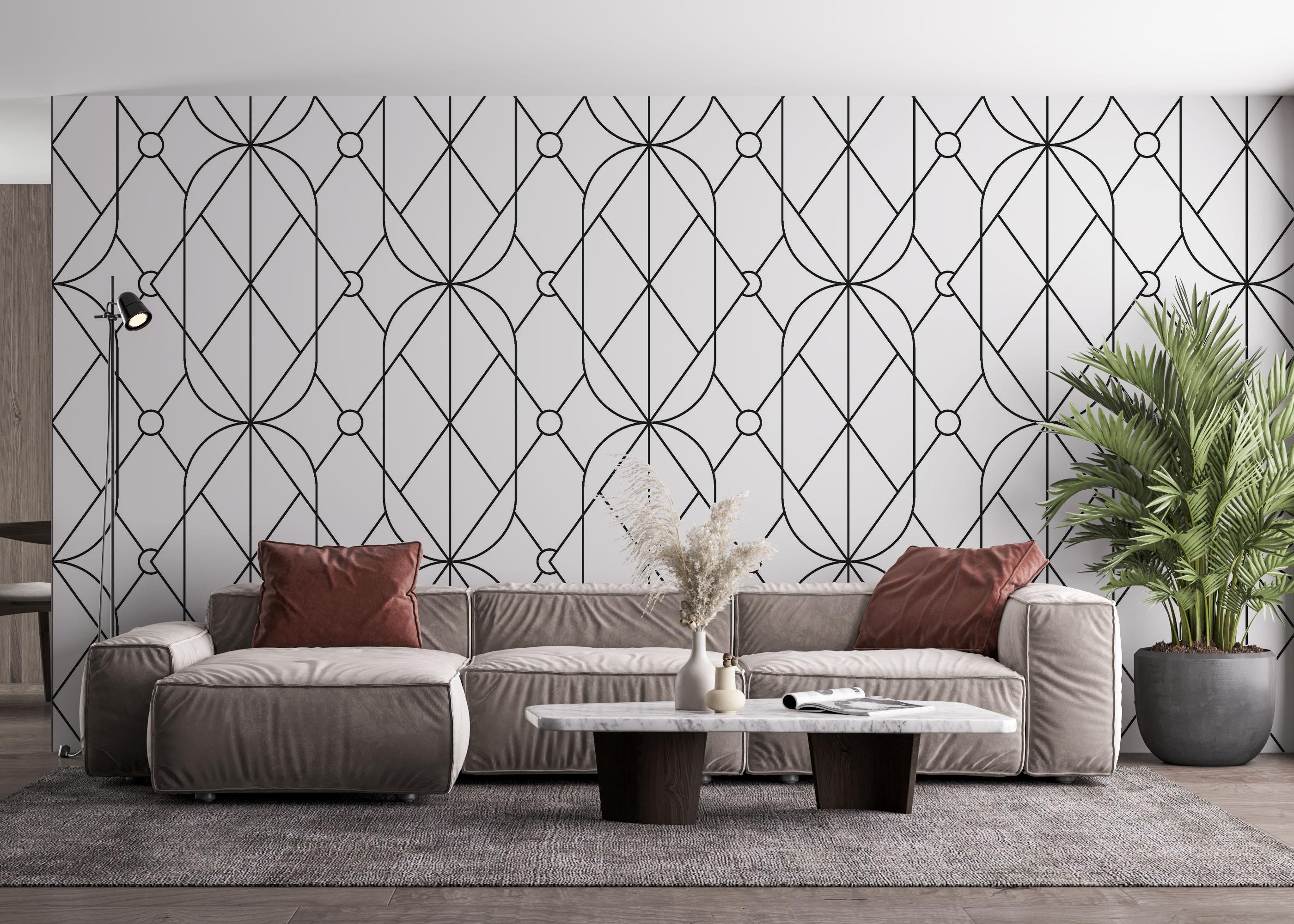 Fototapeta Diamond Pattern mockup 4