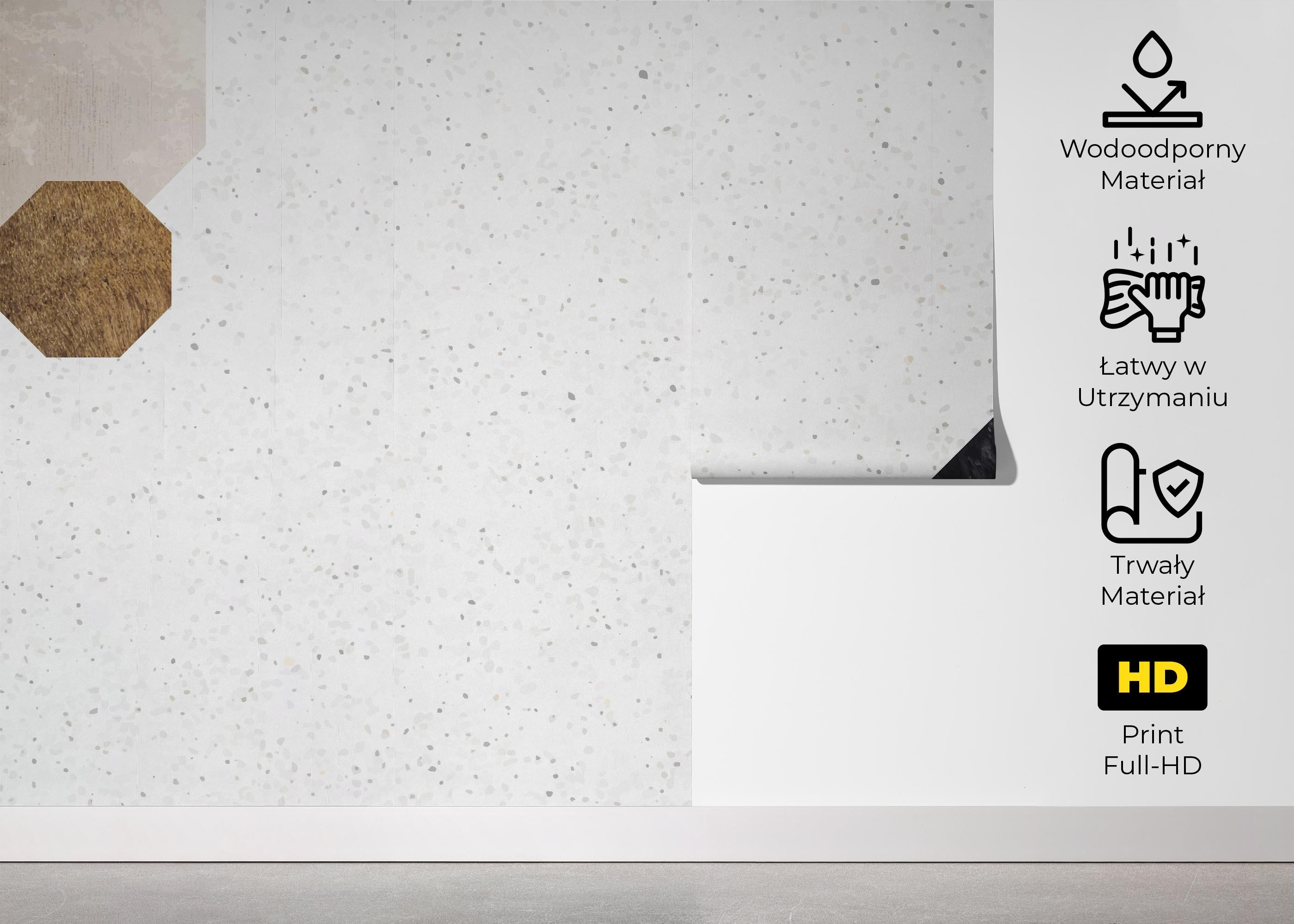 Fototapeta Black Rock Hexagon mockup 5