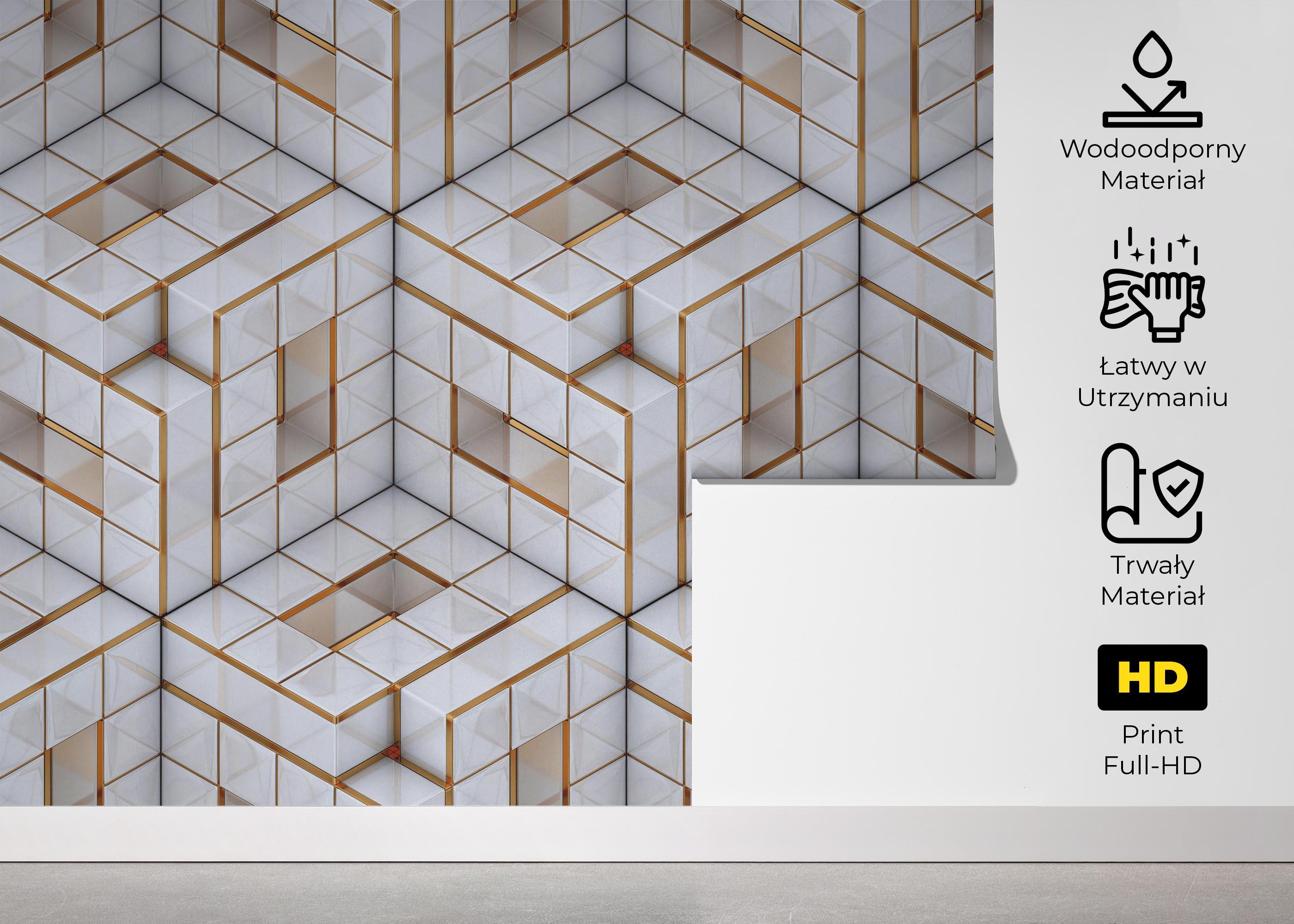 Fototapeta Geometric Pattern mockup 5