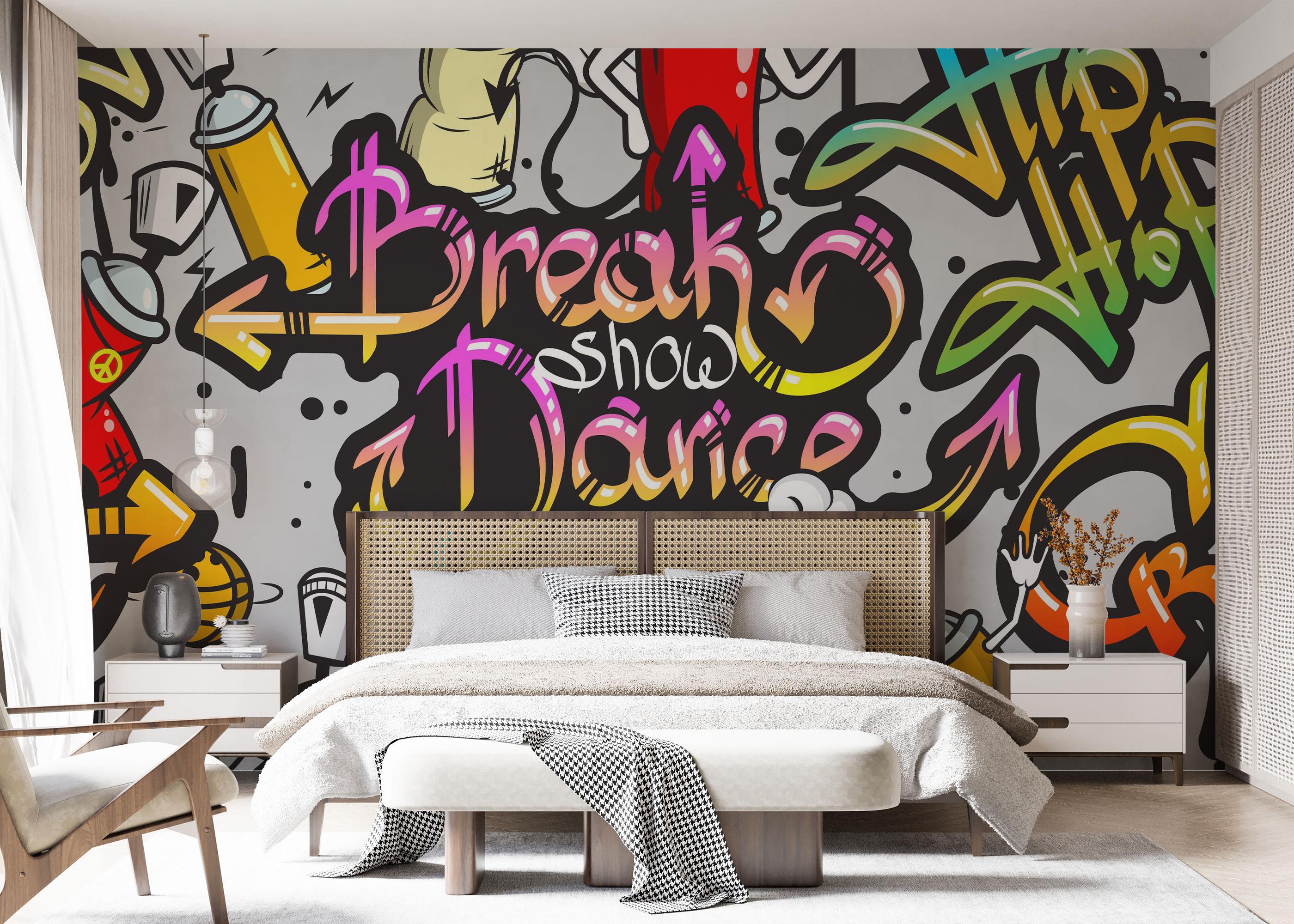 Fototapeta Dance Graffiti mockup 7