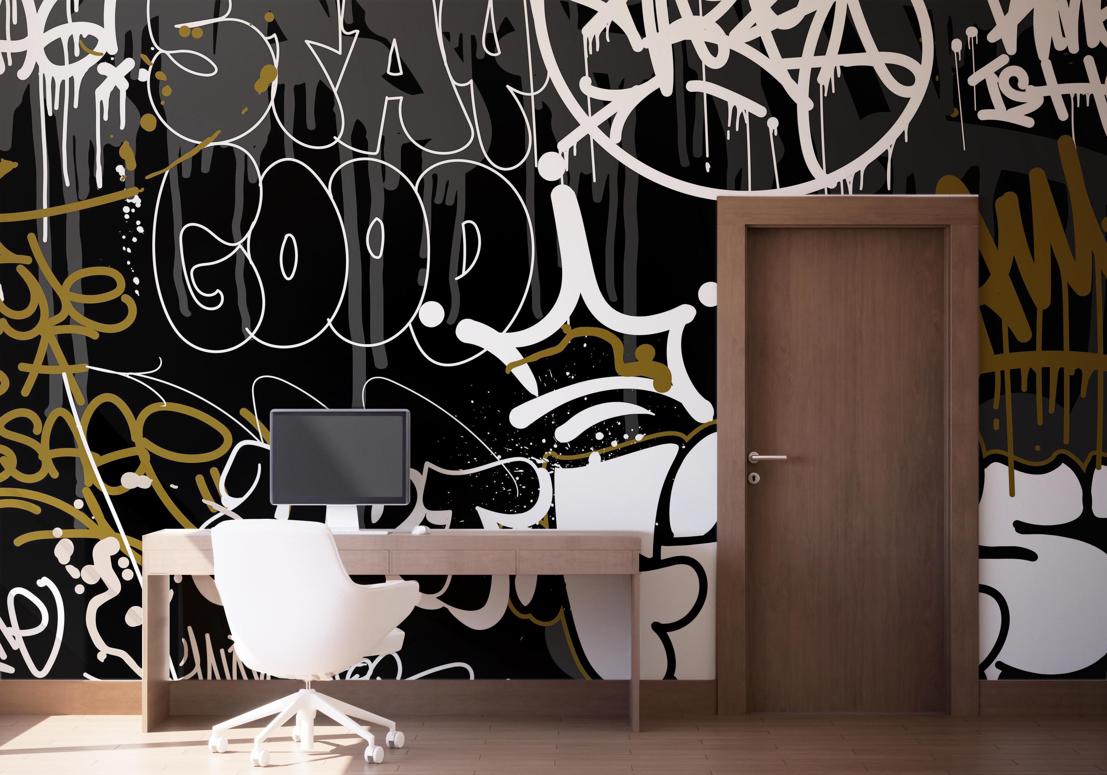 Fototapeta Finest Graffiti mockup 1