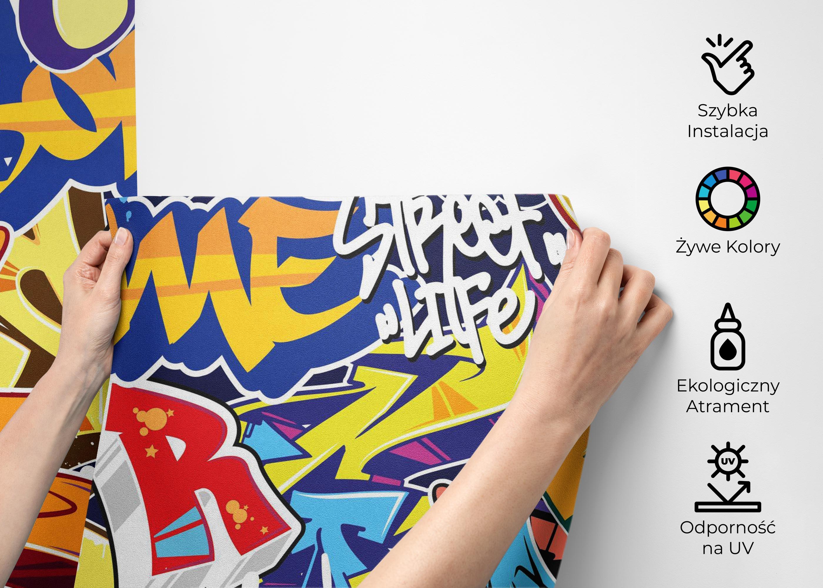 Fototapeta Awesome Graffiti mockup 2