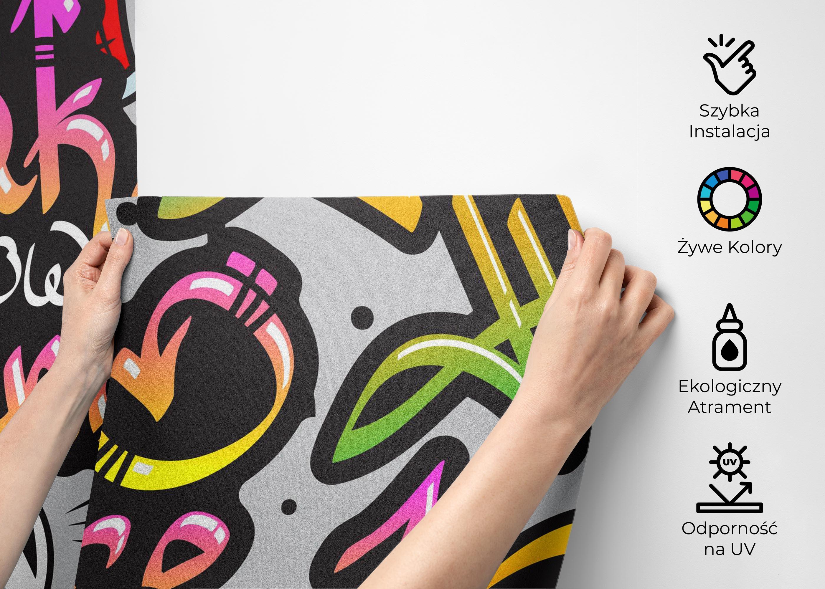 Fototapeta Dance Graffiti mockup 2