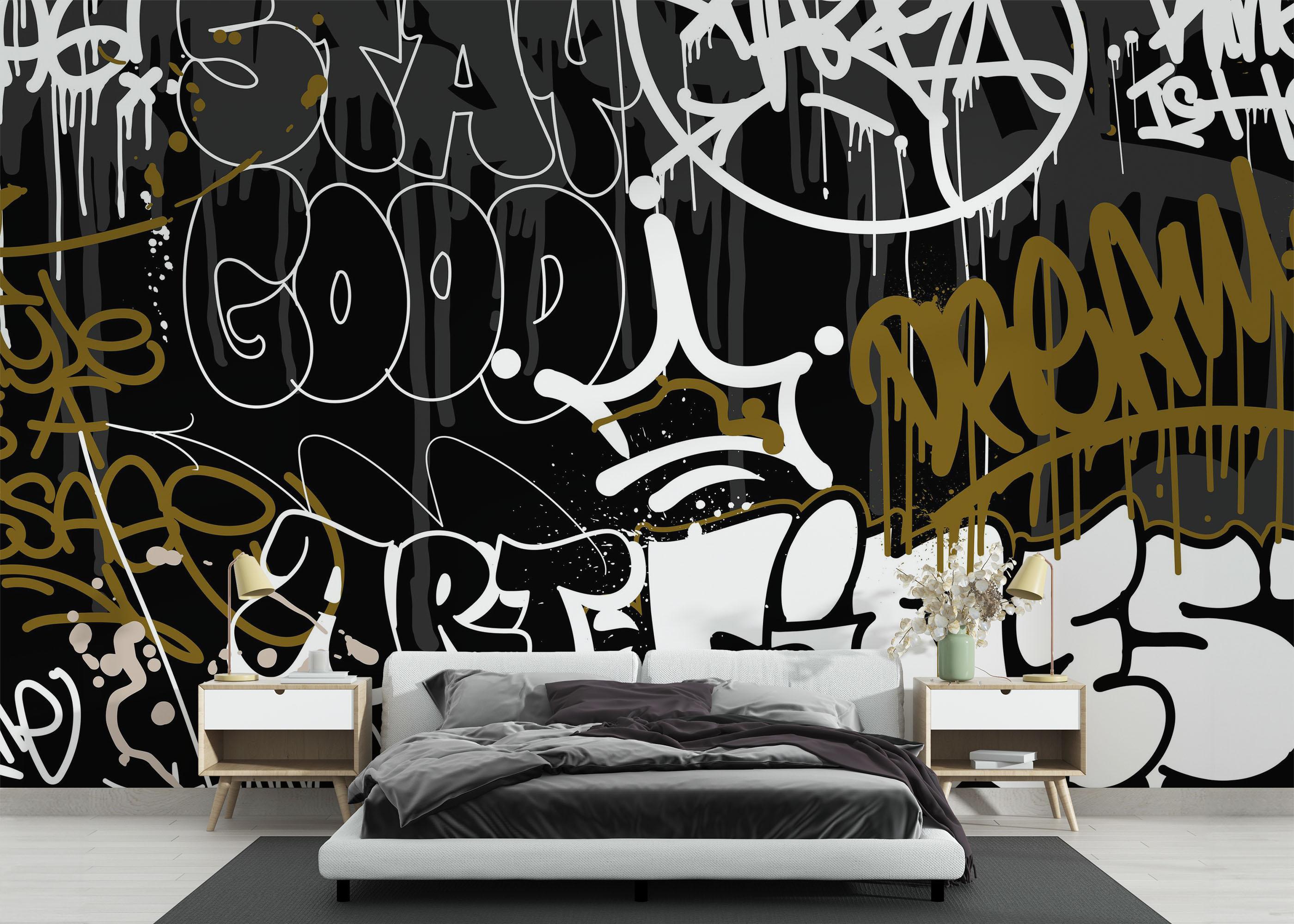 Fototapeta Finest Graffiti mockup 3