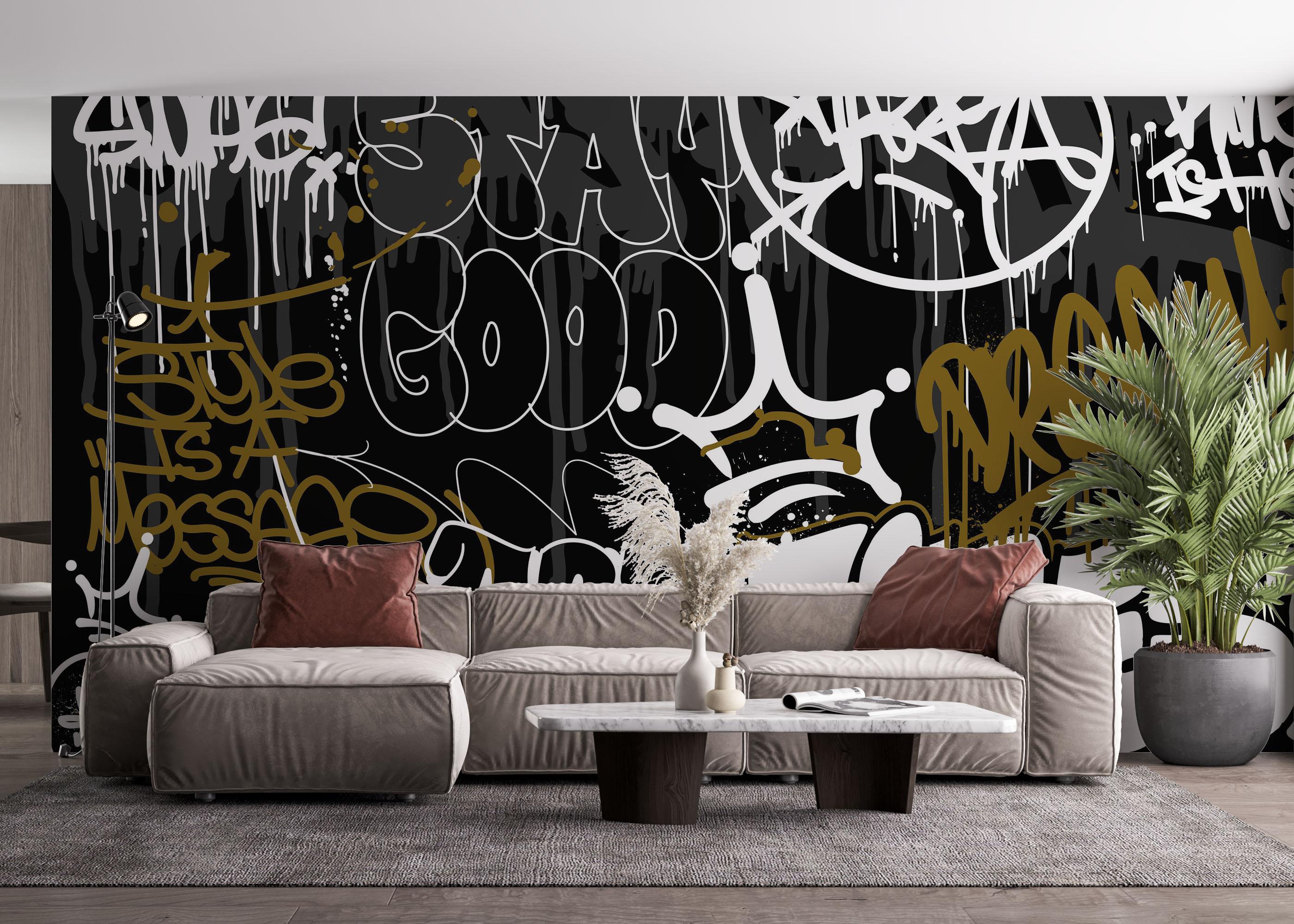 Fototapeta Finest Graffiti mockup 4