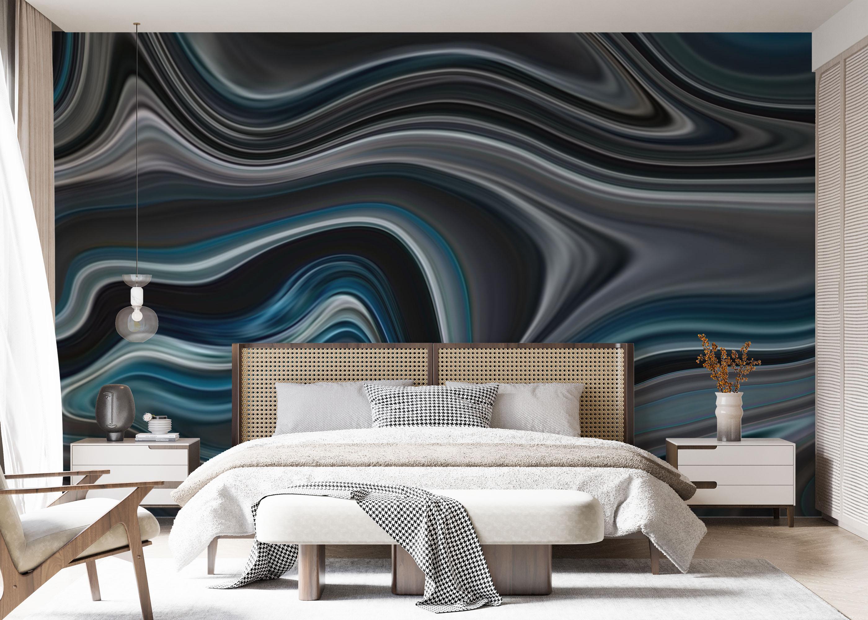 Fototapeta Dark Grey Marble mockup 7