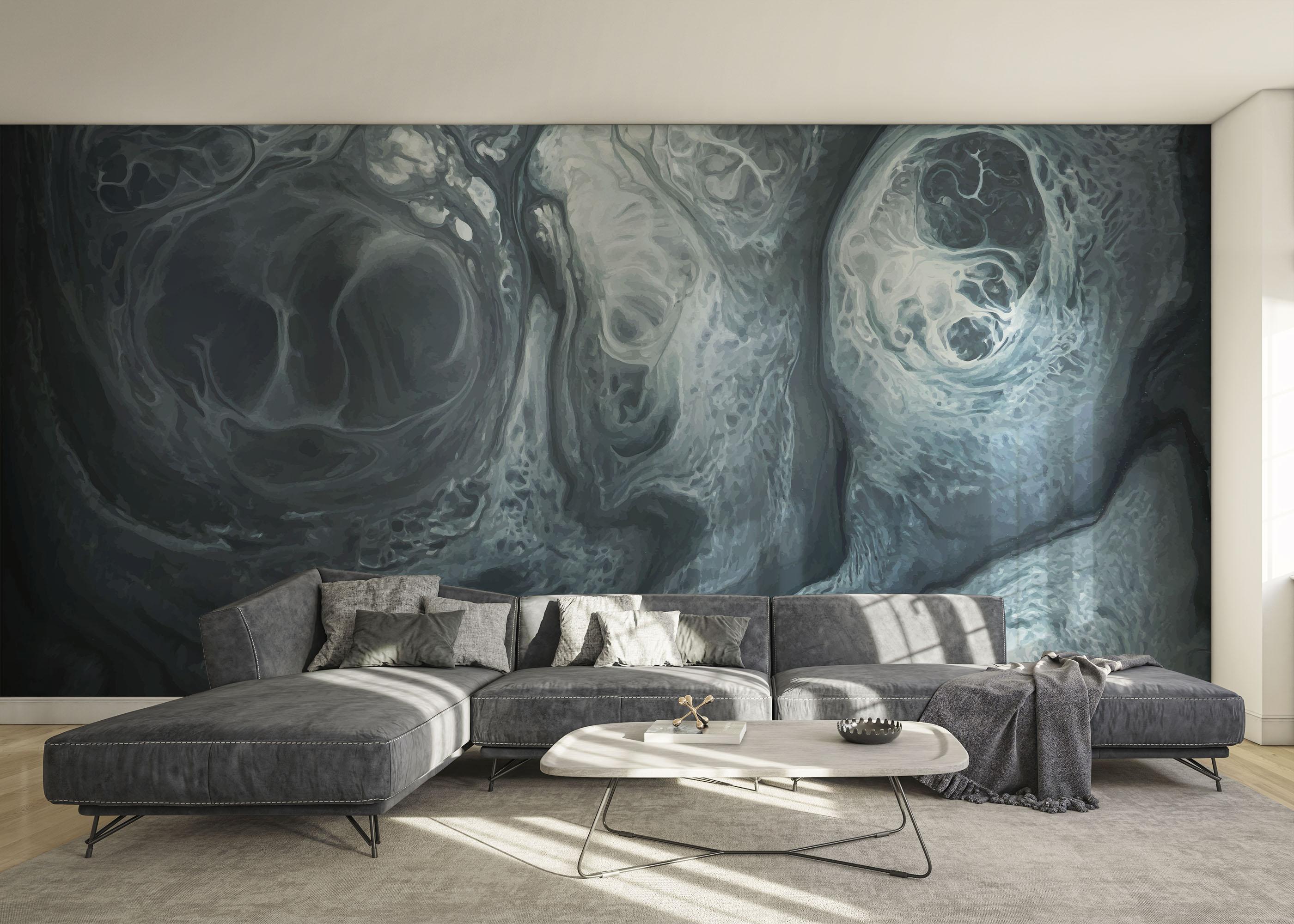 Fototapeta Blue Marble Shadow mockup 0