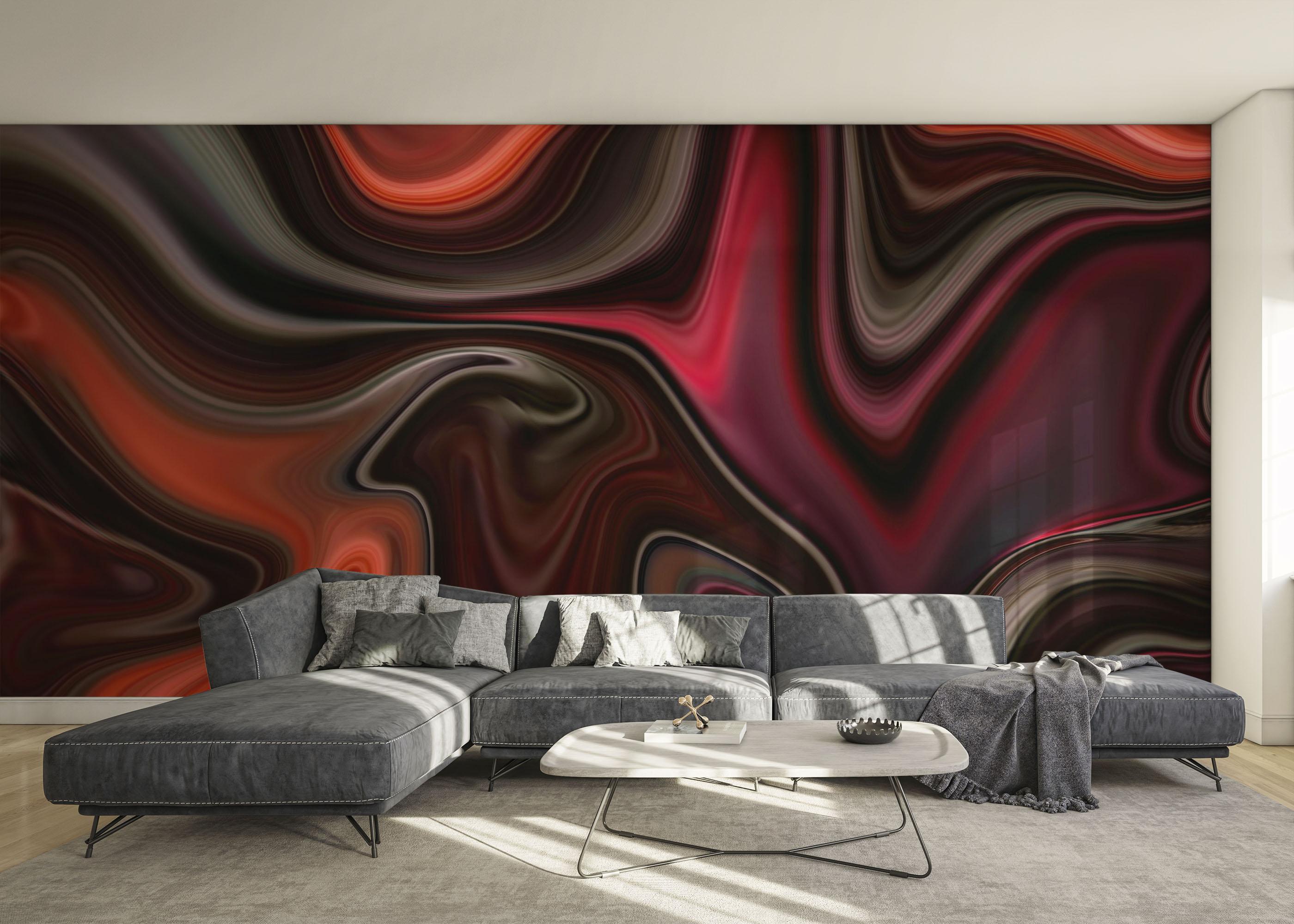Fototapeta Burgundy Marble Art mockup 0