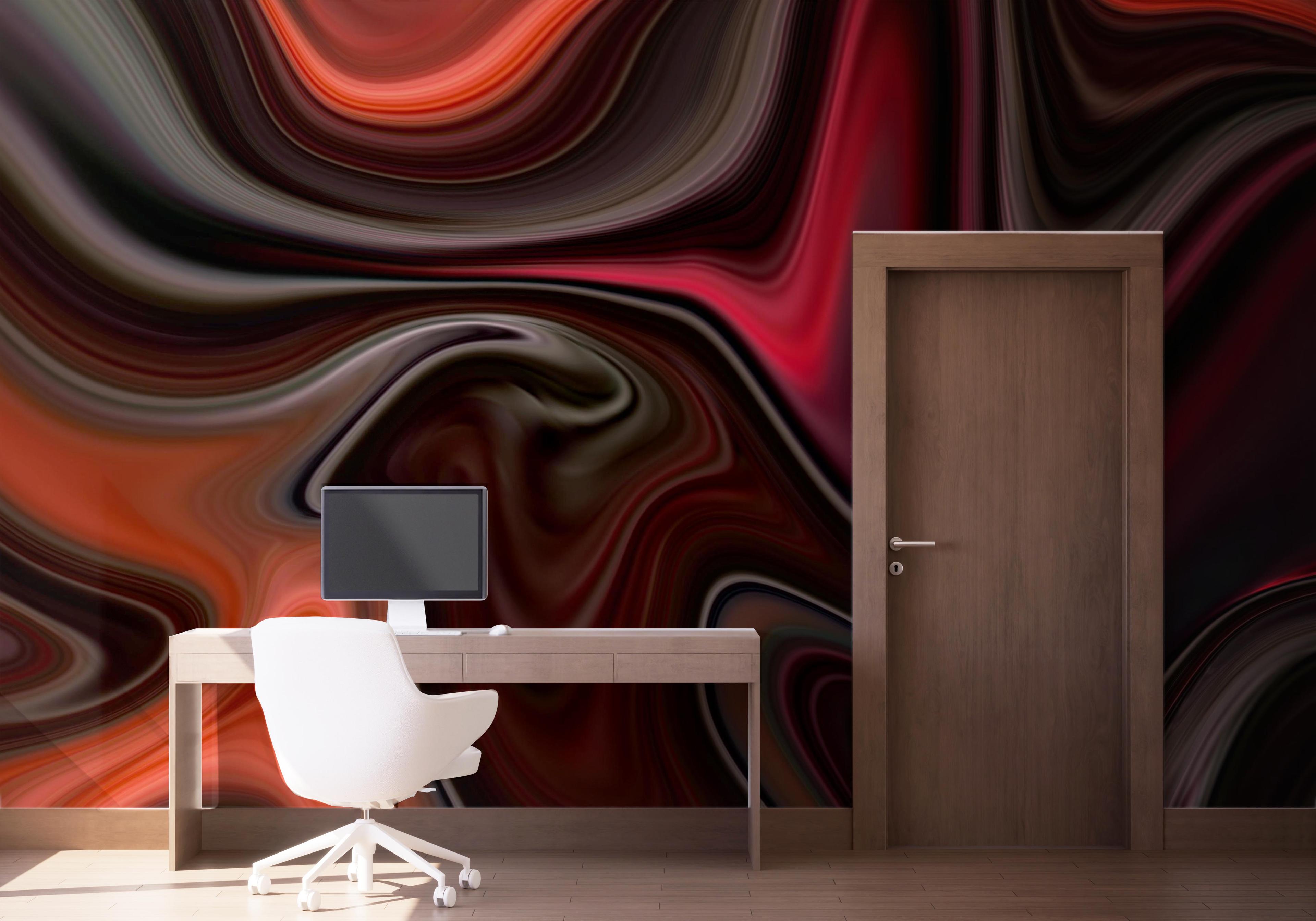 Fototapeta Burgundy Marble Art mockup 1