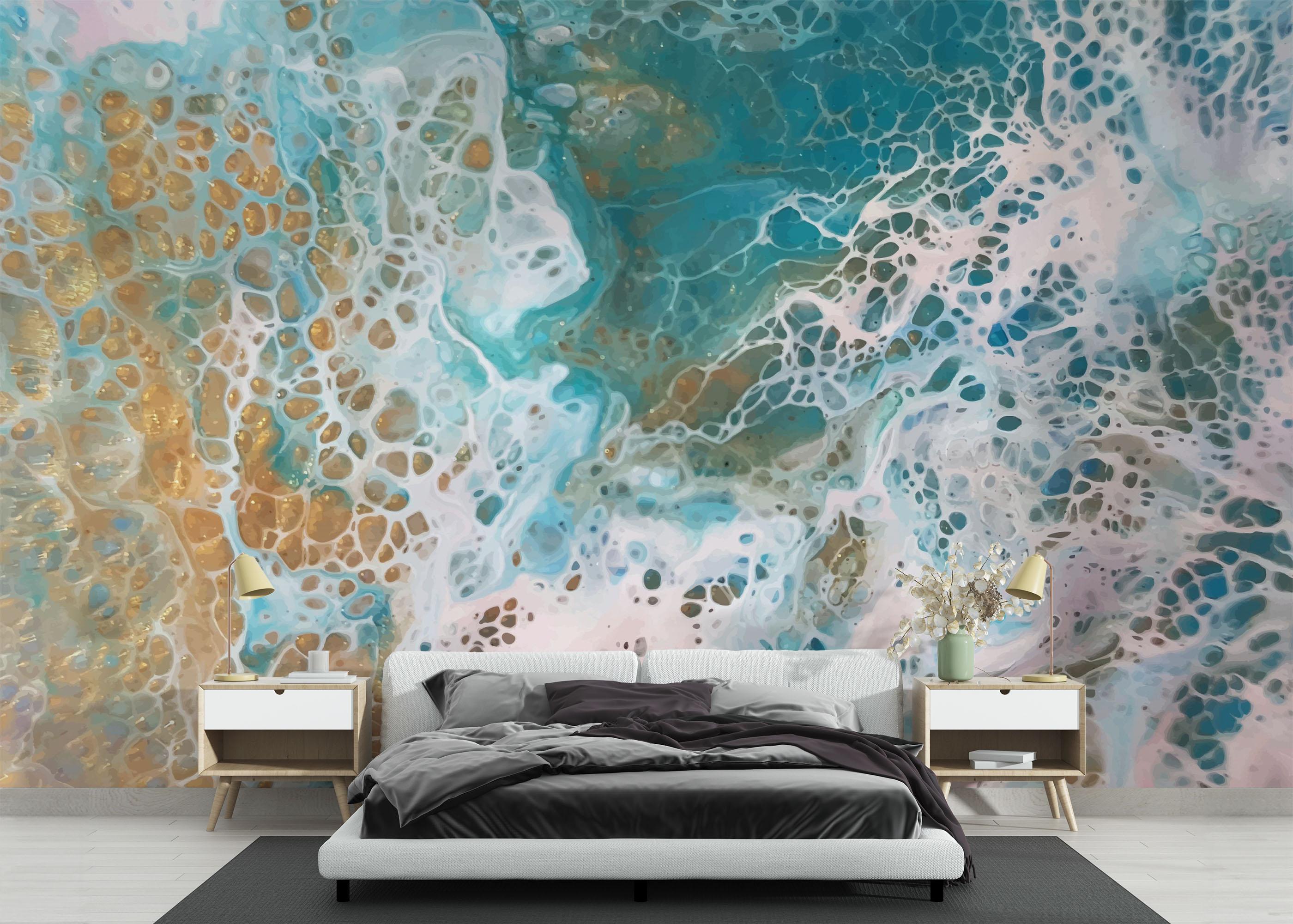 Fototapeta Beach Marble Art mockup 3