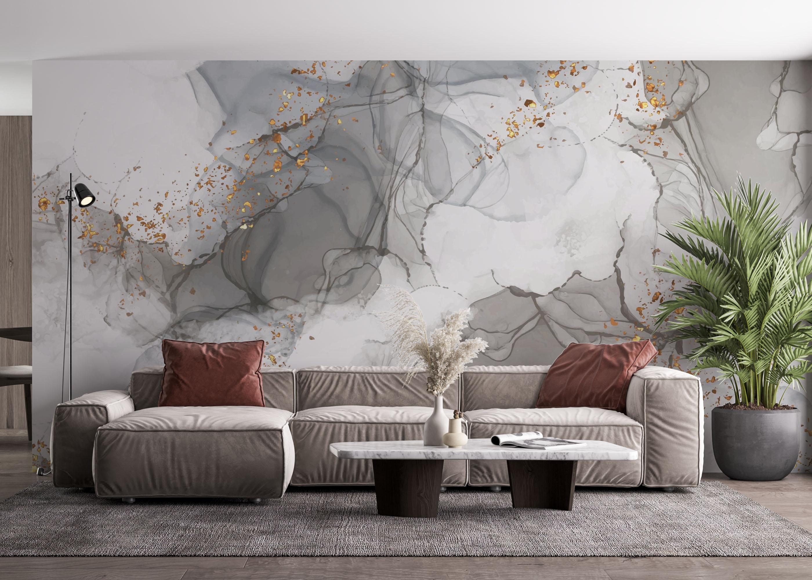 Fototapeta Light Grey Marble mockup 4