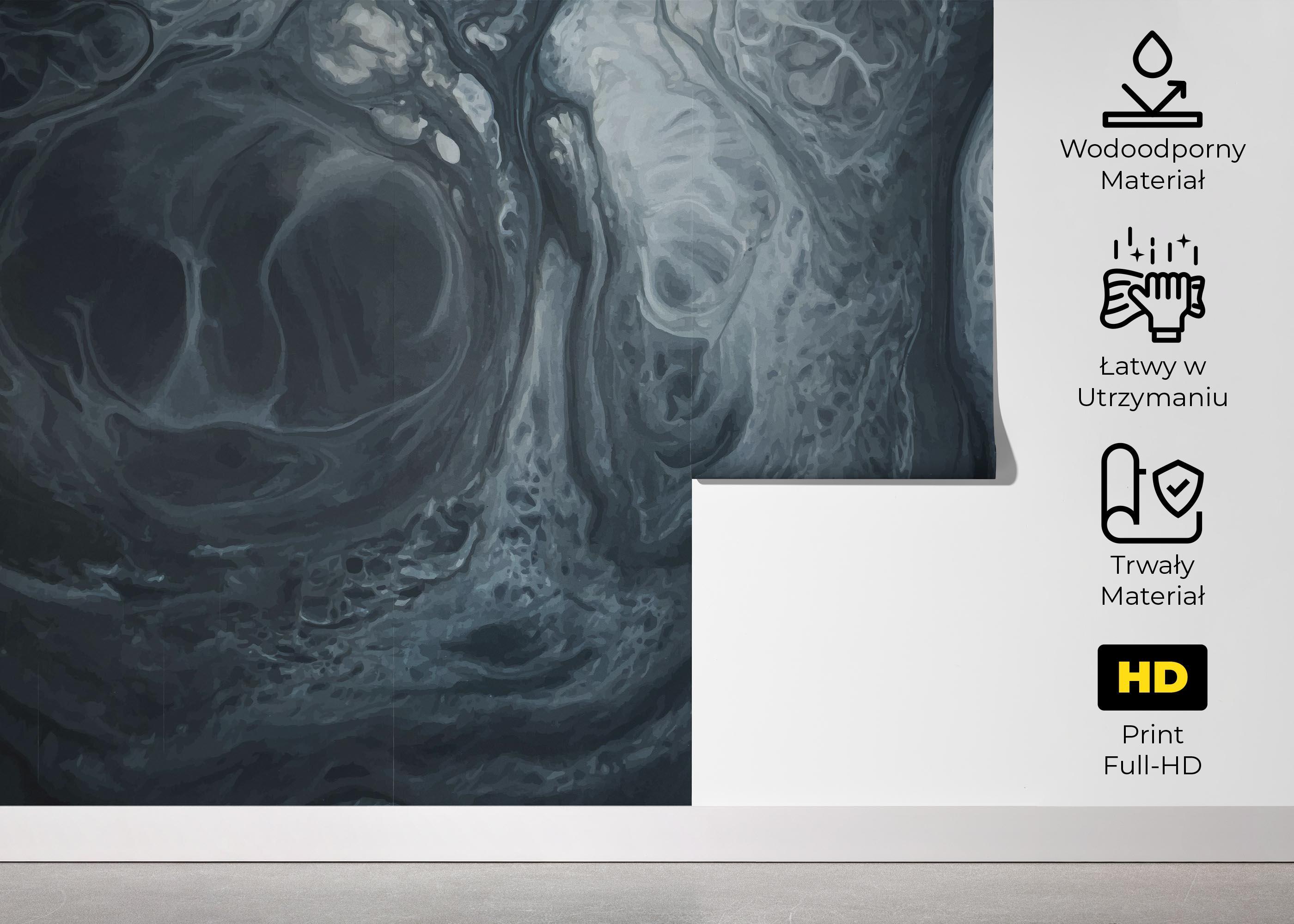 Fototapeta Blue Marble Shadow mockup 5