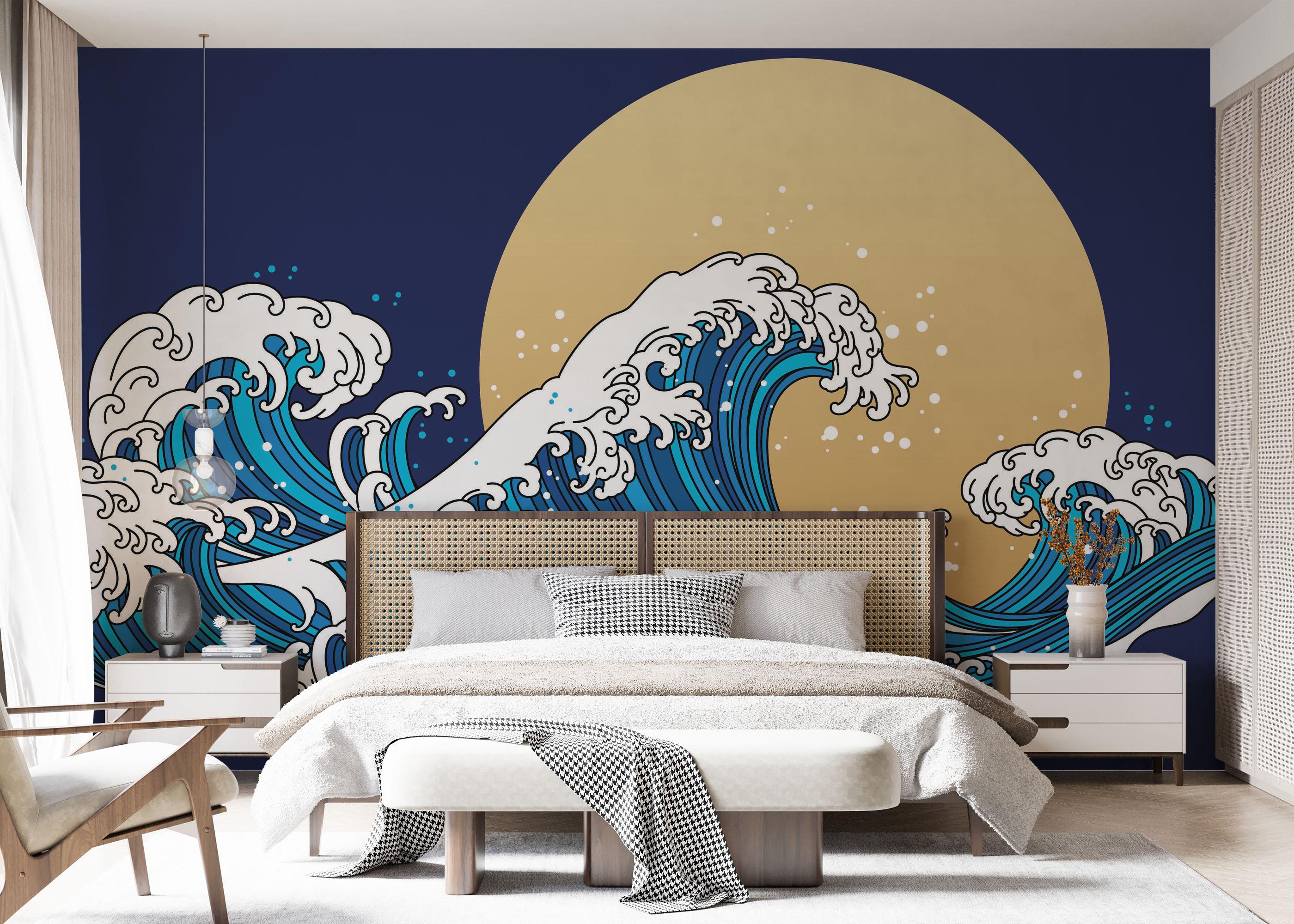 Fototapeta Asiatic Waves mockup 7