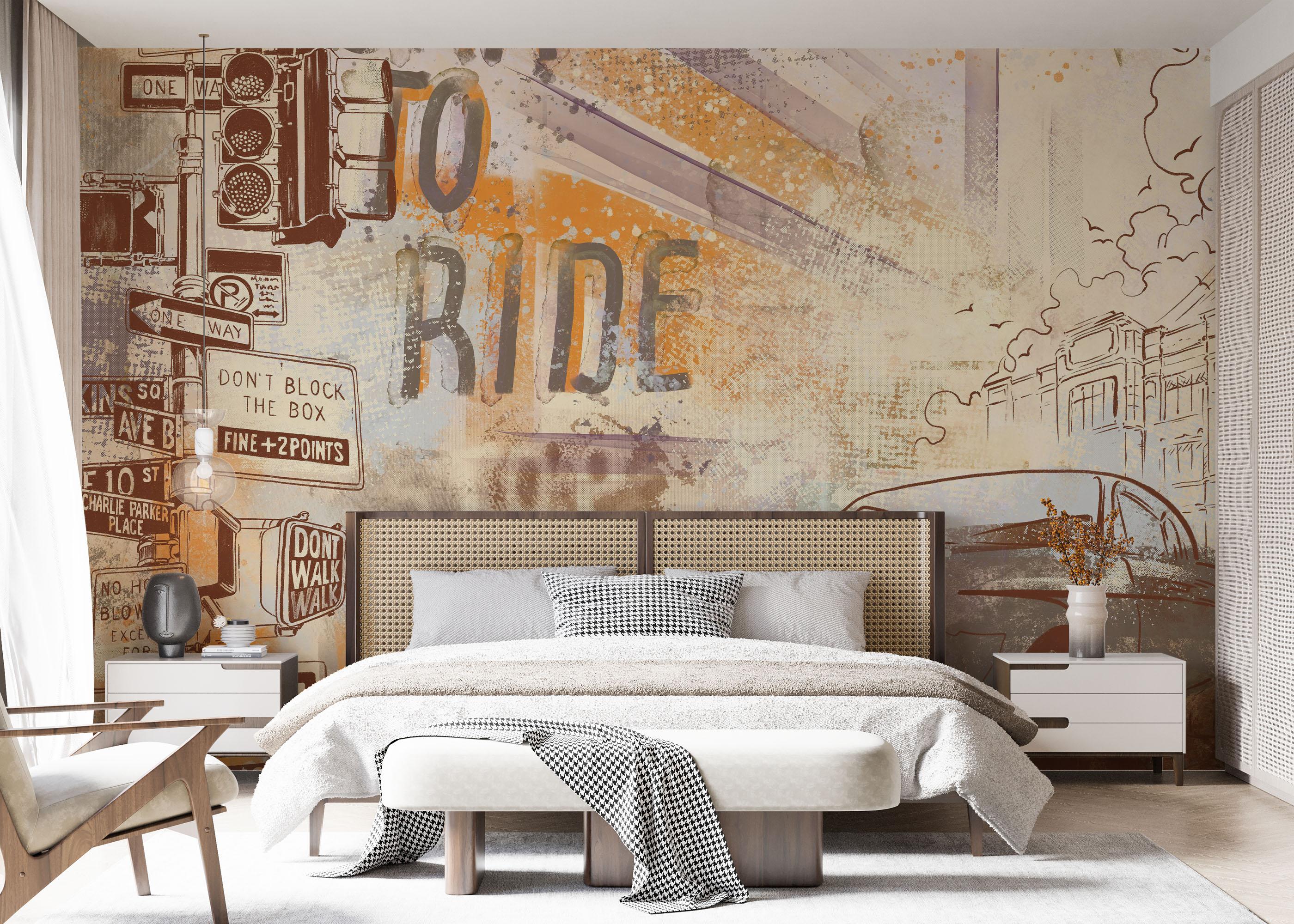 Fototapeta Born To Ride mockup 7