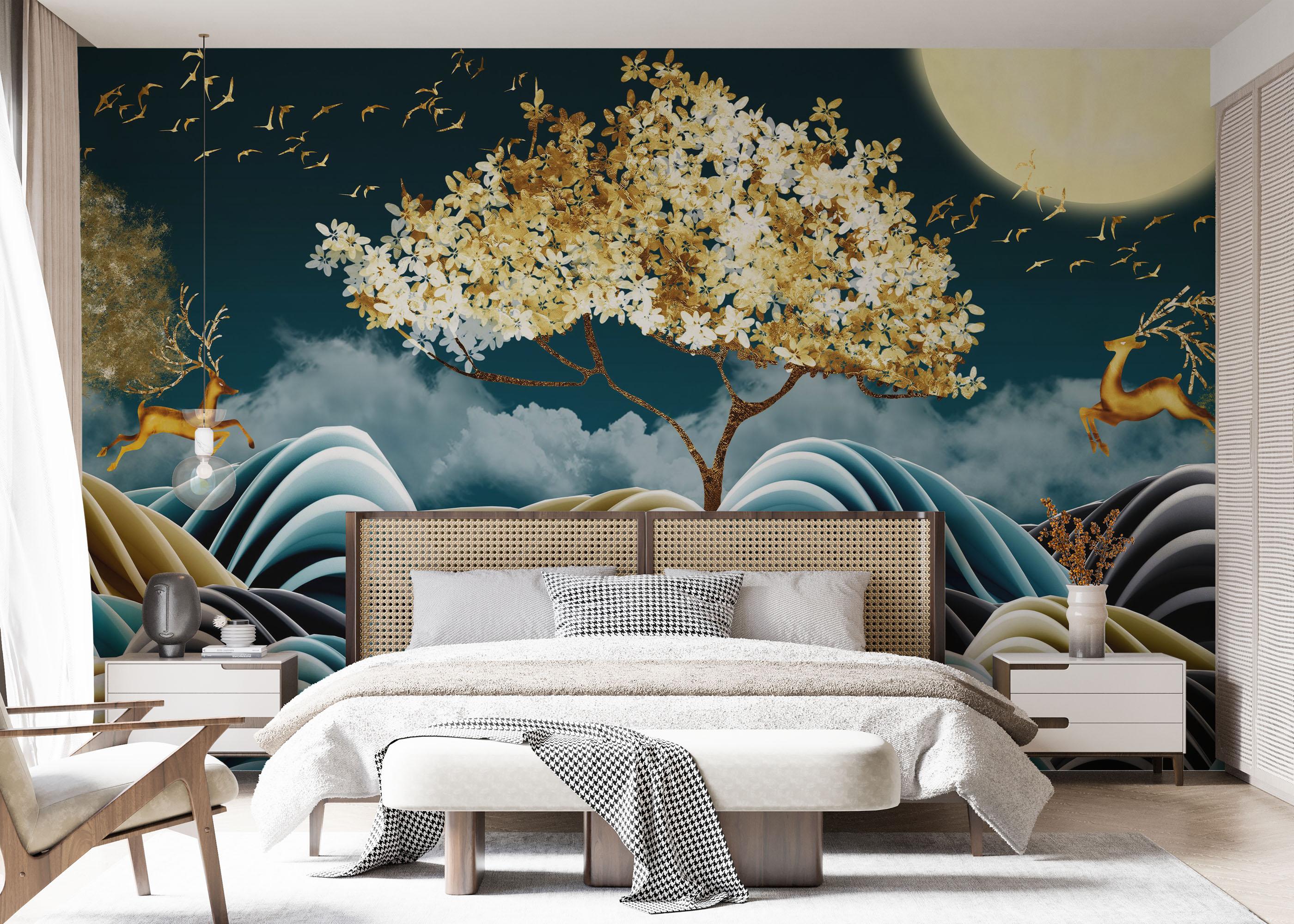 Fototapeta Golden Story Night mockup 7