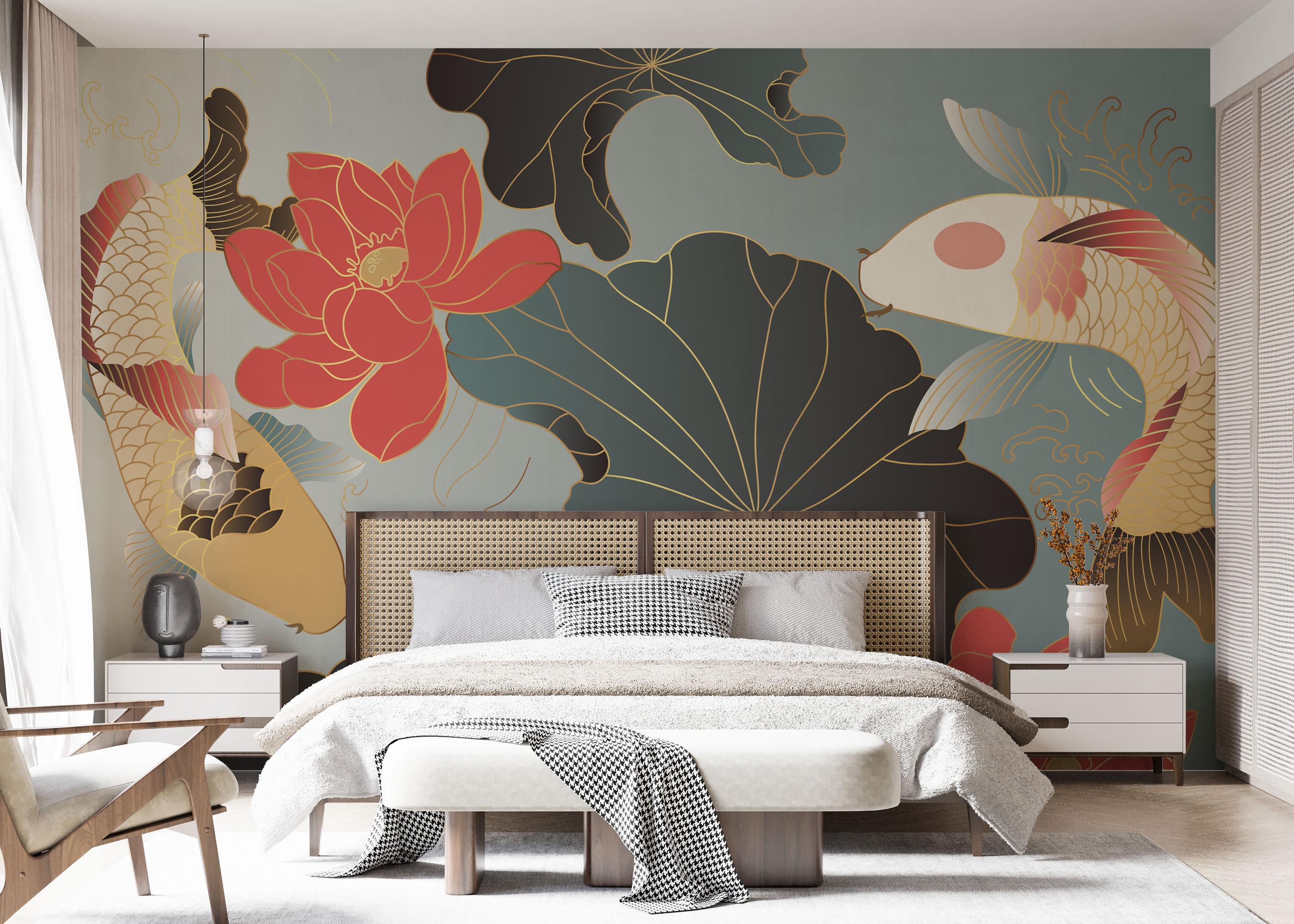 Fototapeta Koi Carp Fish mockup 7