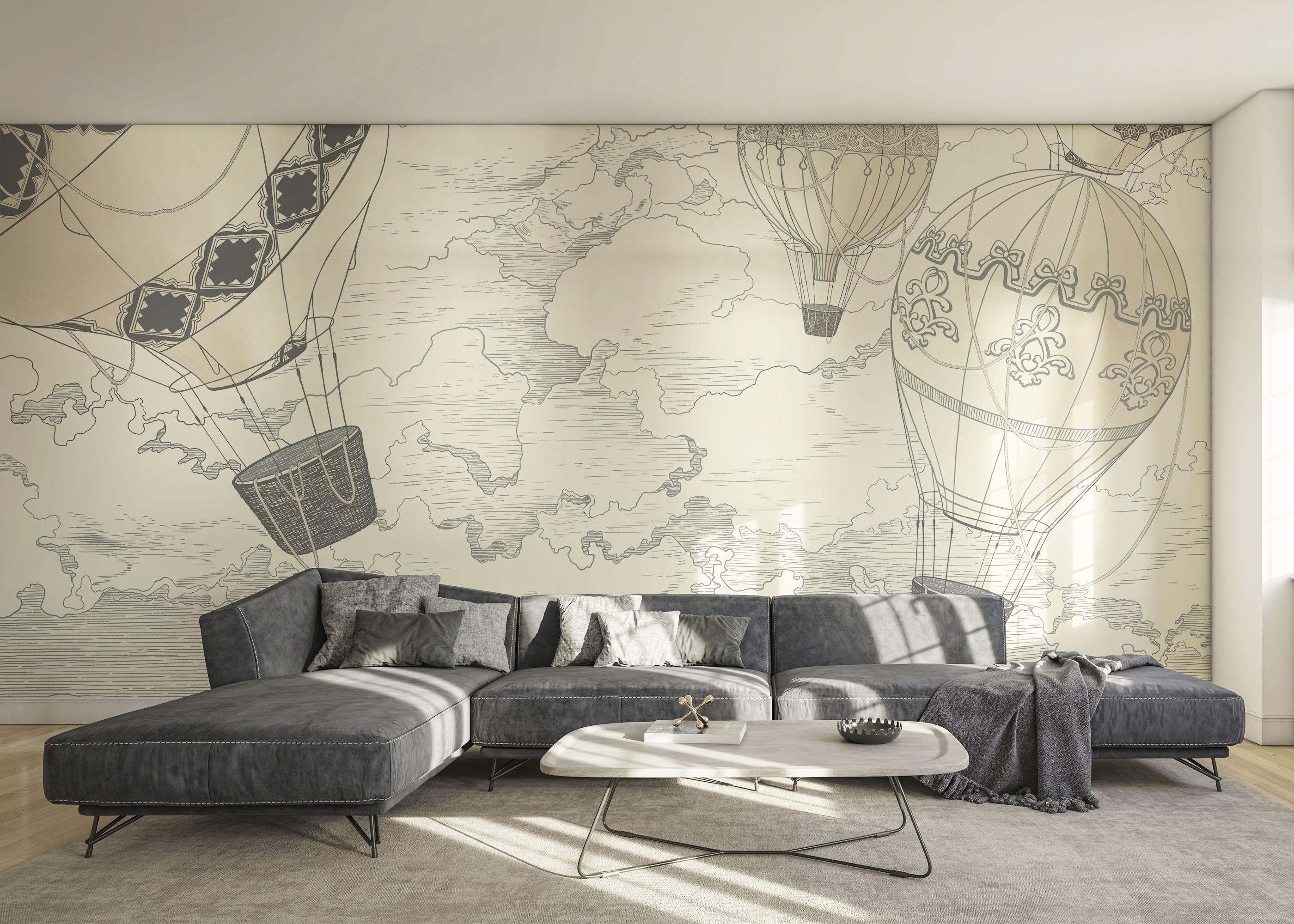 Fototapeta Asiatic Drawing mockup 0