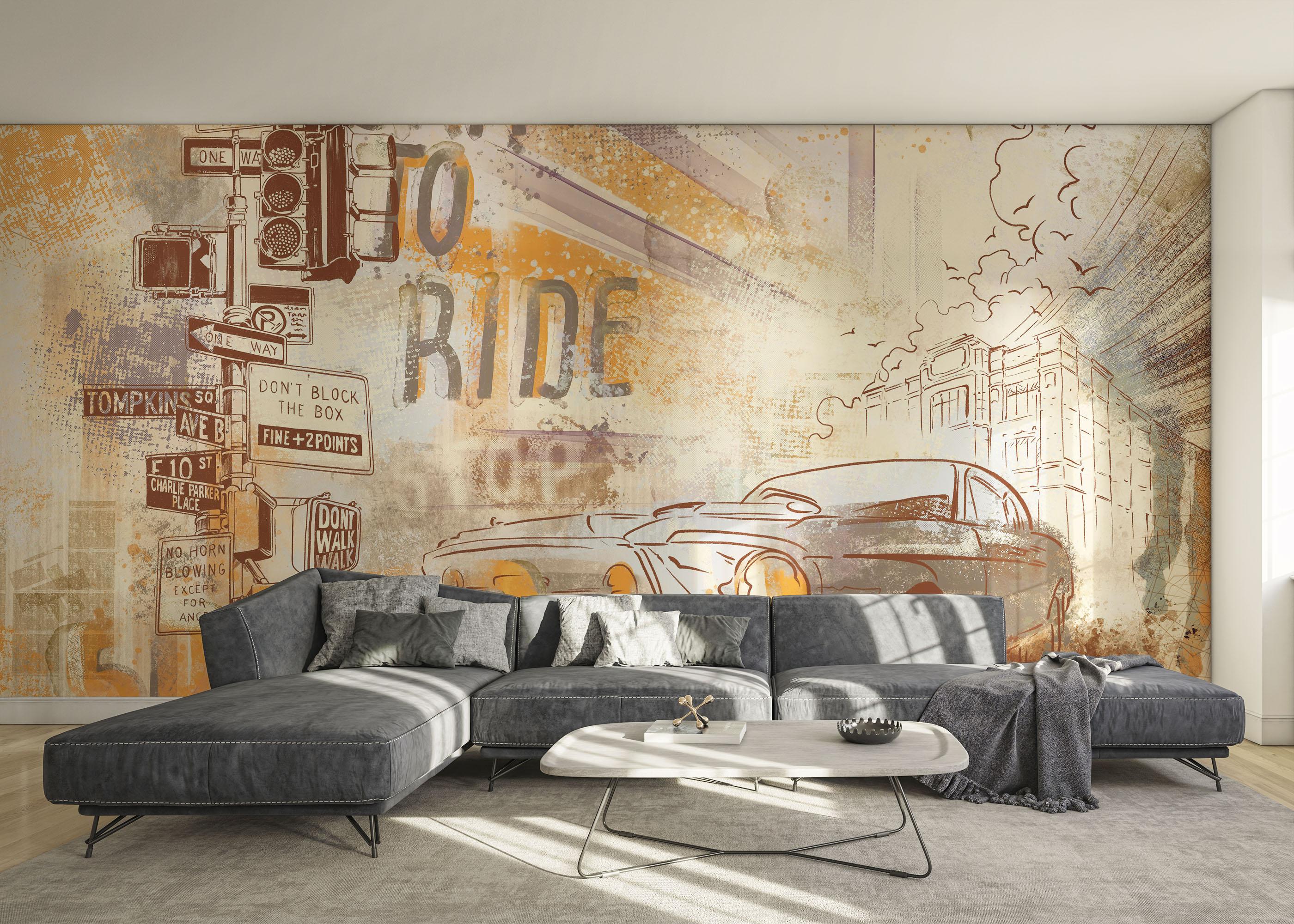 Fototapeta Born To Ride mockup 0