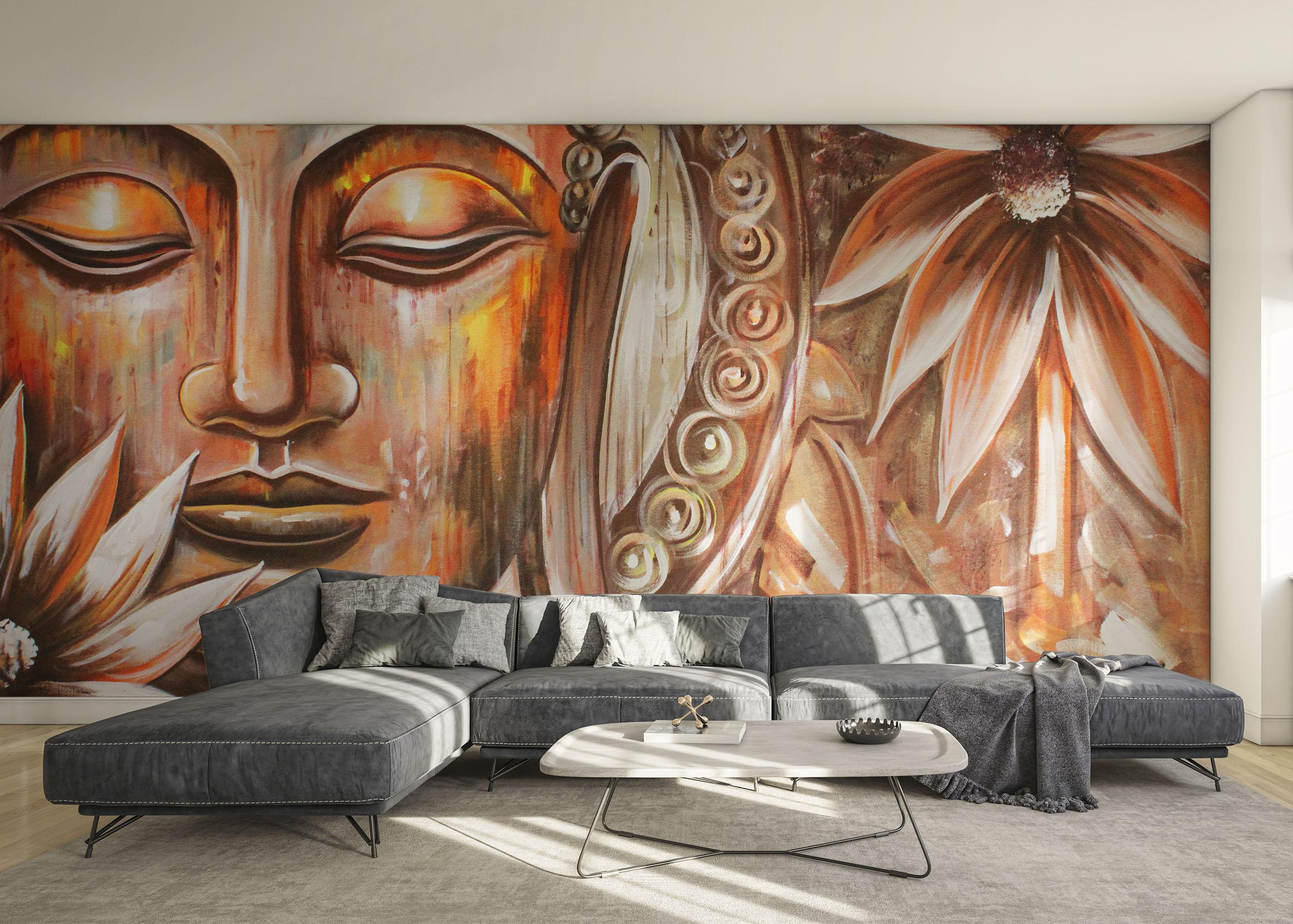 Fototapeta Buddha Painting mockup 0