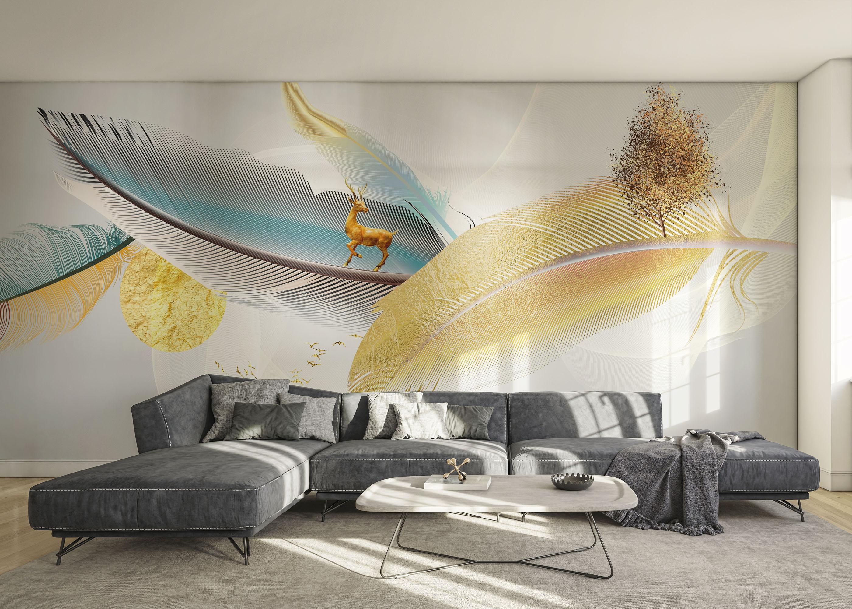 Fototapeta Dreamy Feathers mockup 0