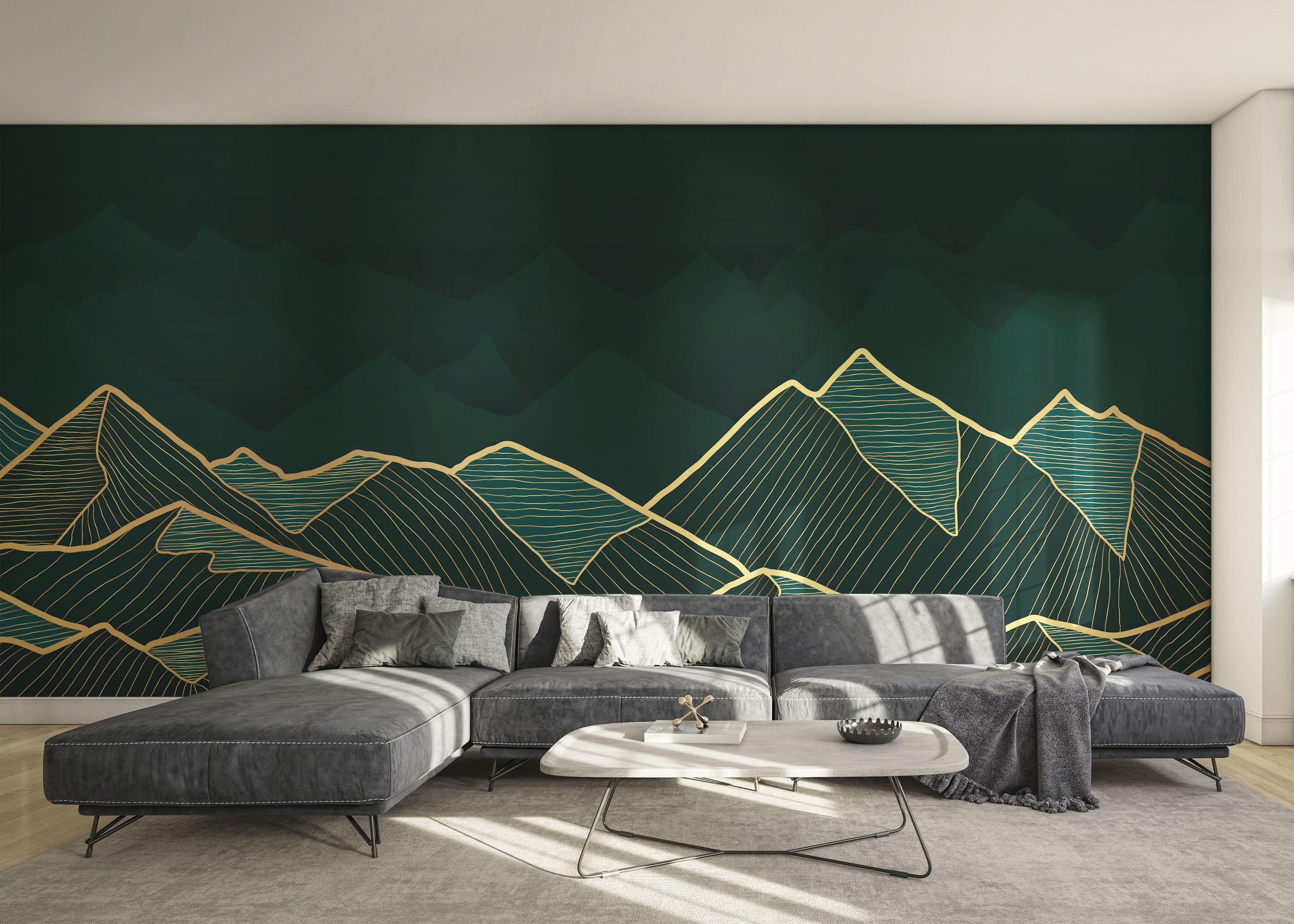 Fototapeta Luxury Emerald mockup 0