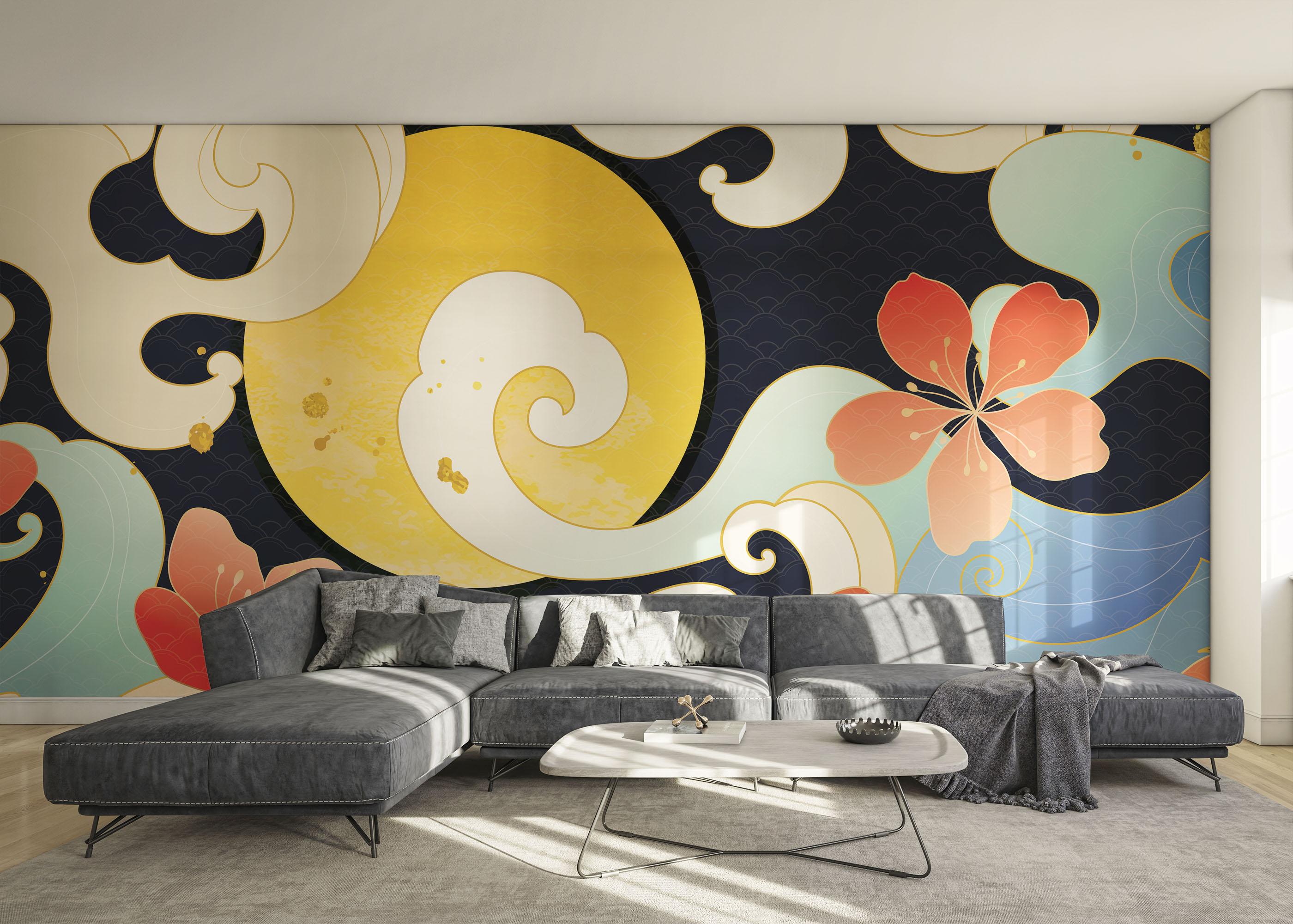 Fototapeta Luxury Ocean Oriental mockup 0