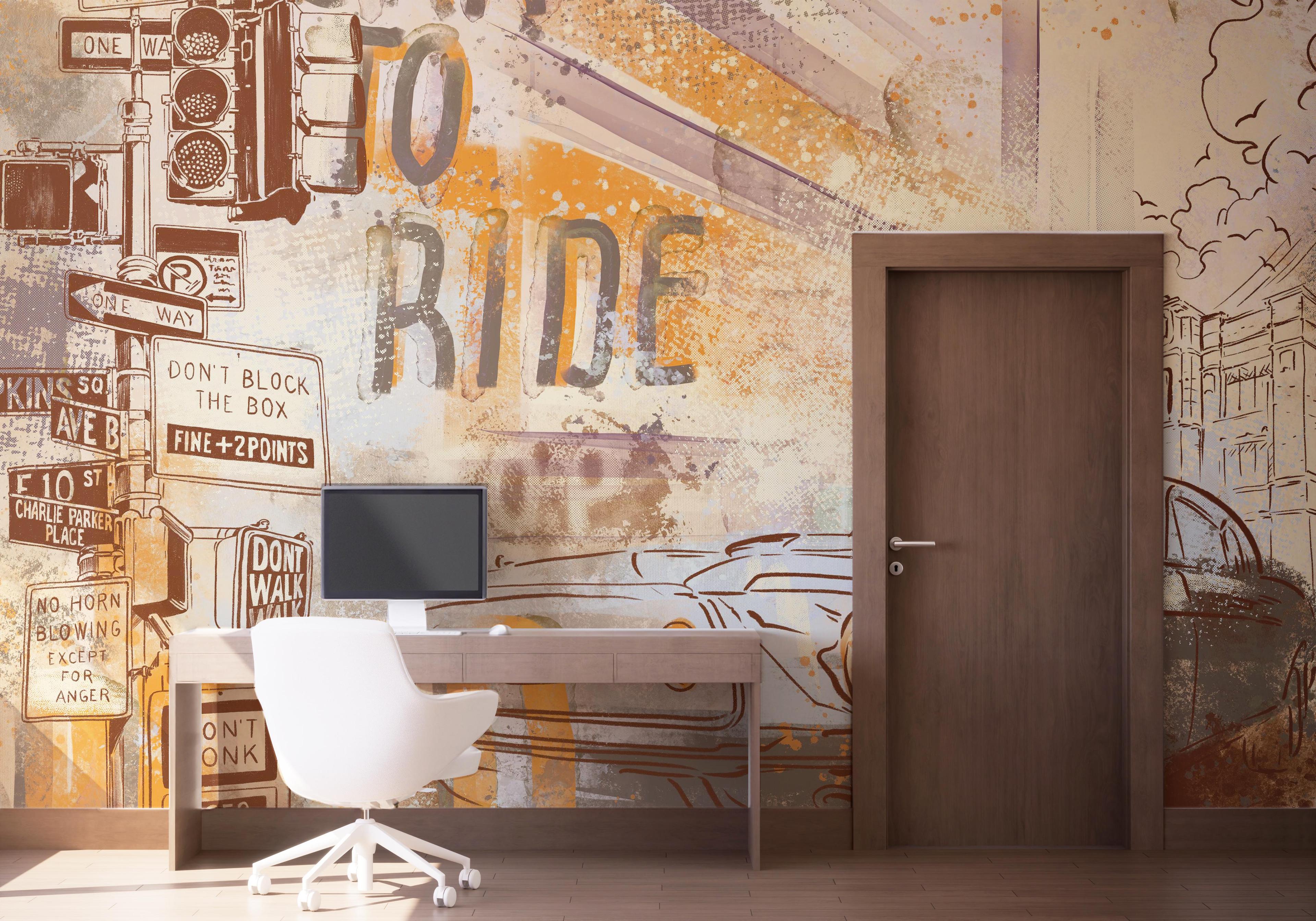 Fototapeta Born To Ride mockup 1