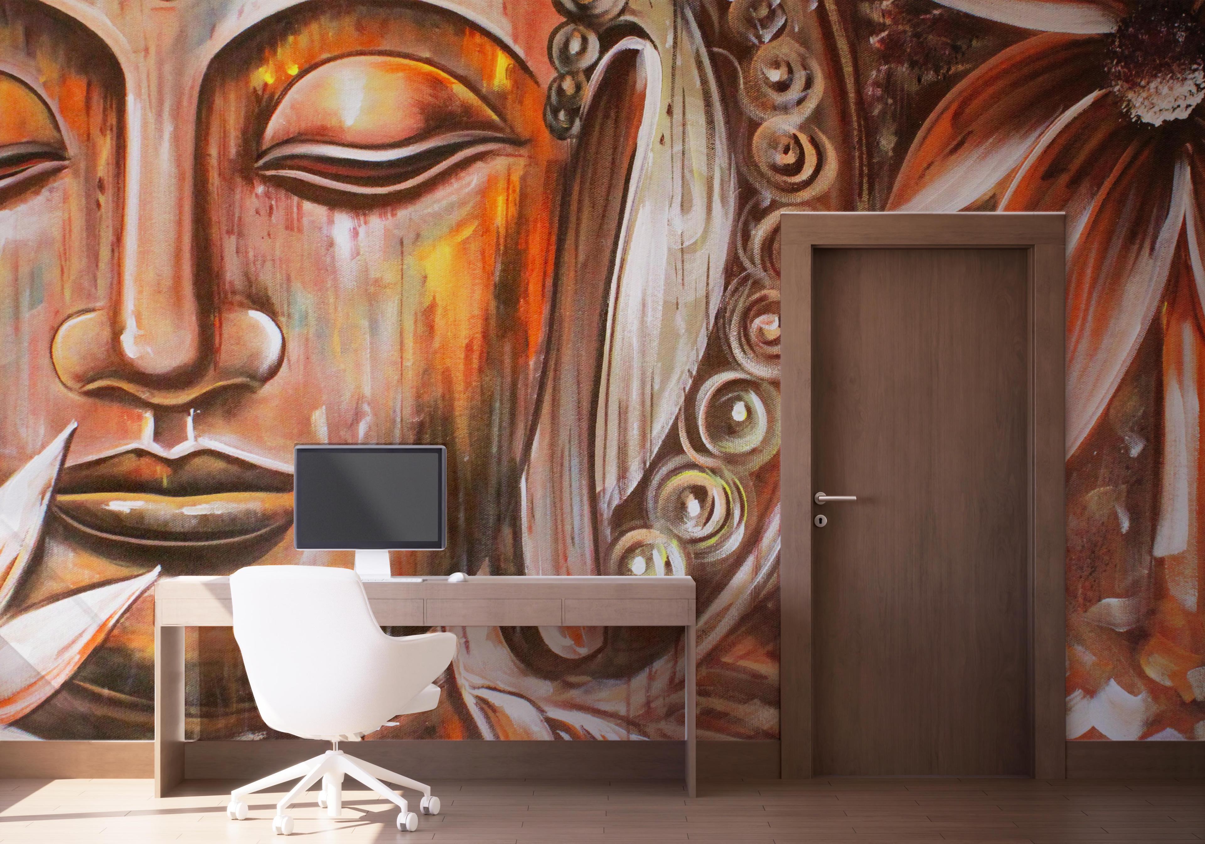 Fototapeta Buddha Painting mockup 1