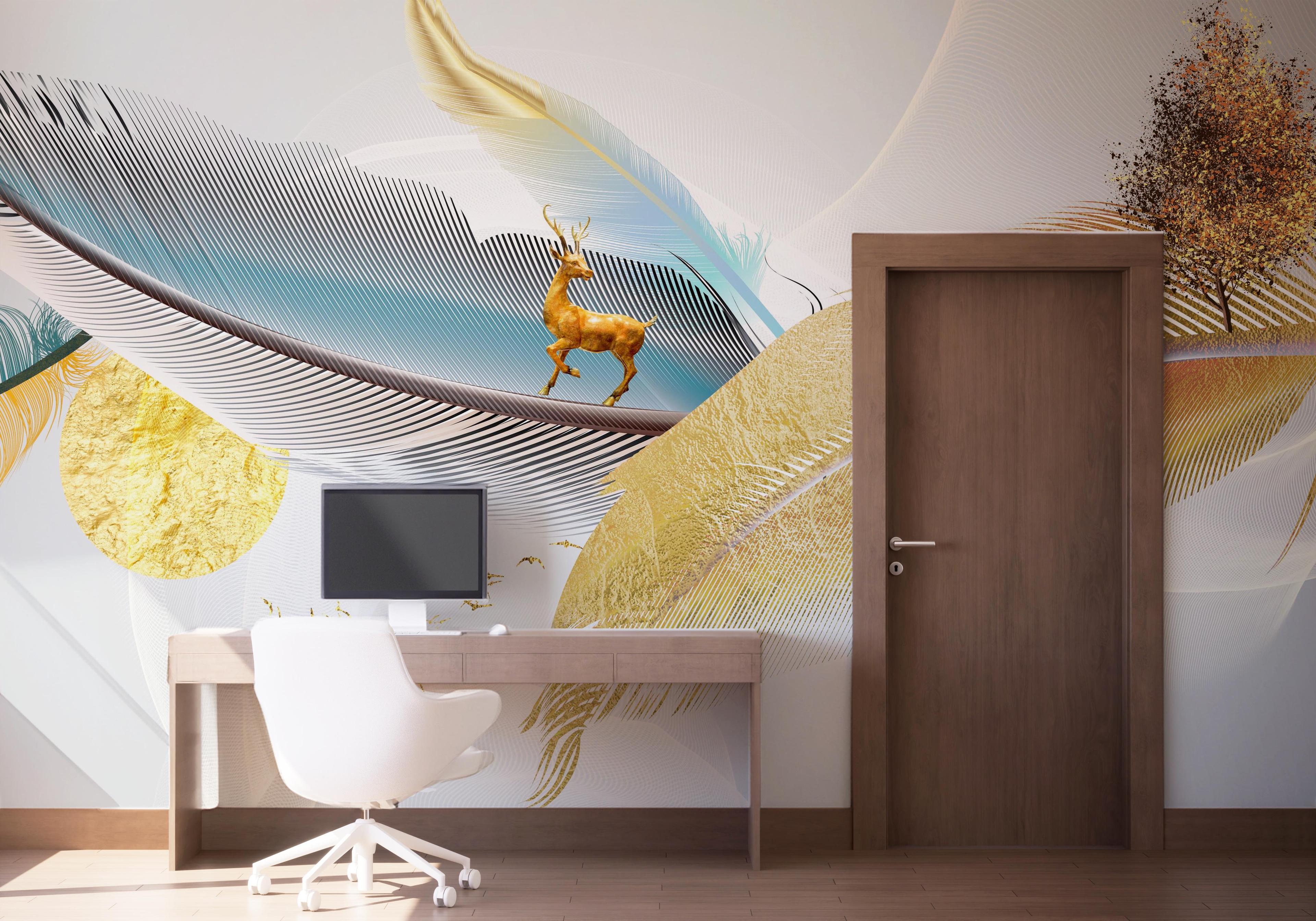 Fototapeta Dreamy Feathers mockup 1