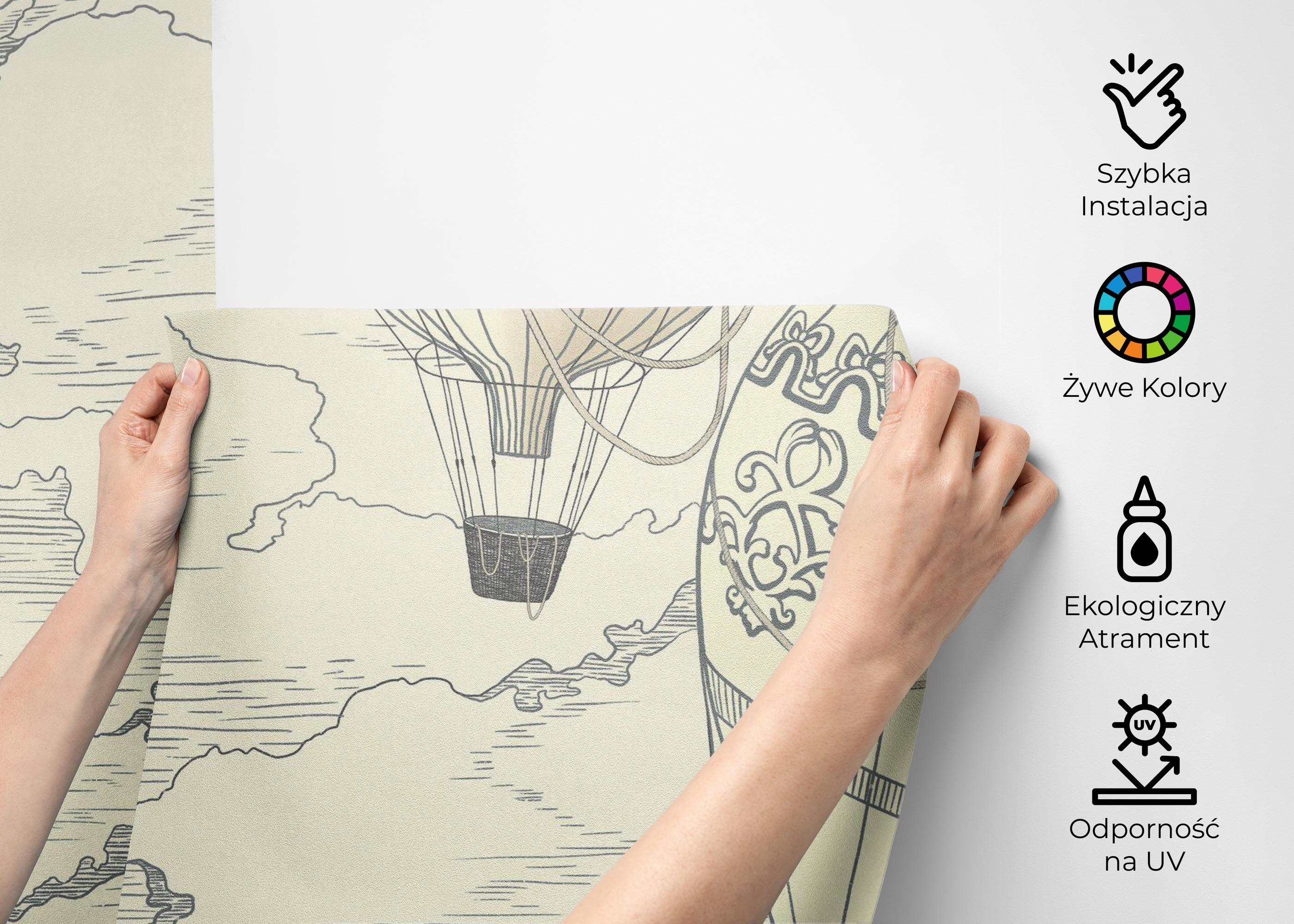 Fototapeta Asiatic Drawing mockup 2