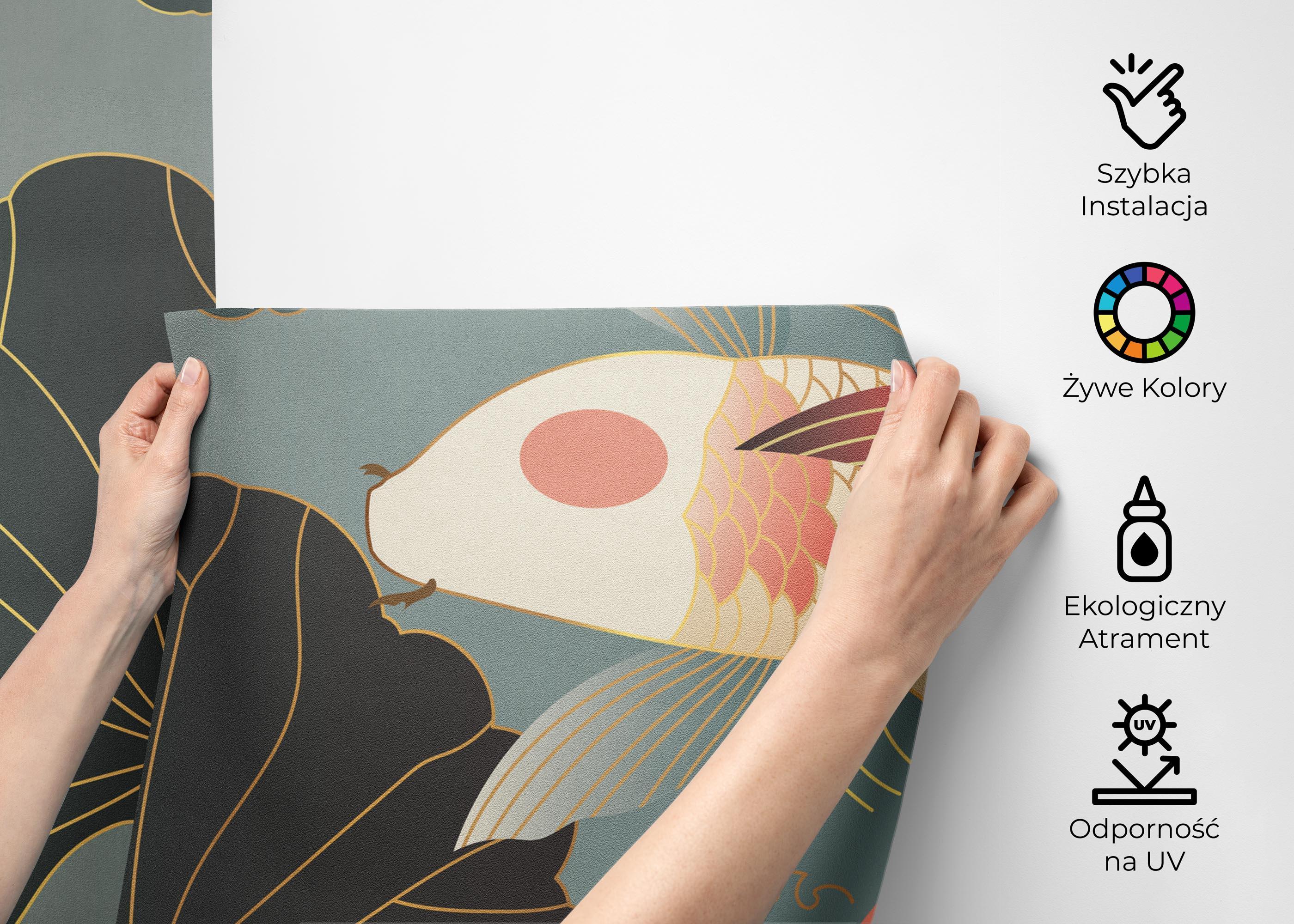 Fototapeta Koi Carp Fish mockup 2