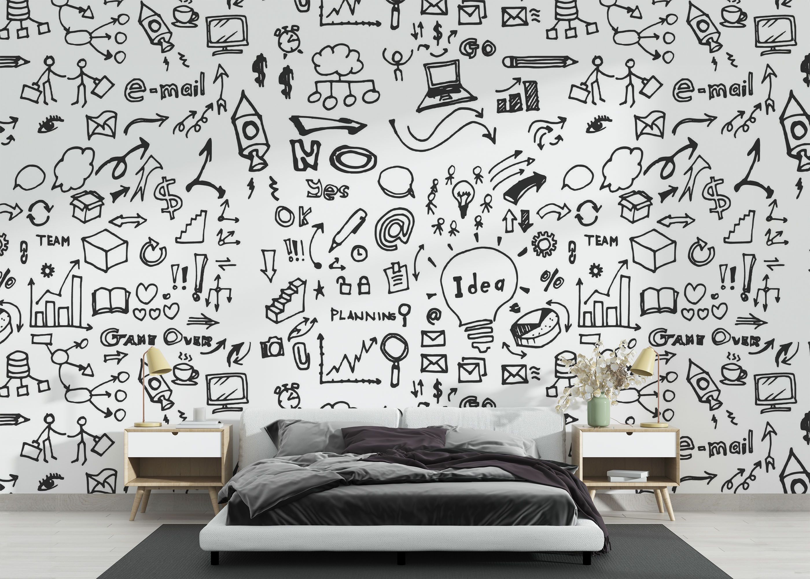 Doodle Pattern mockup 3