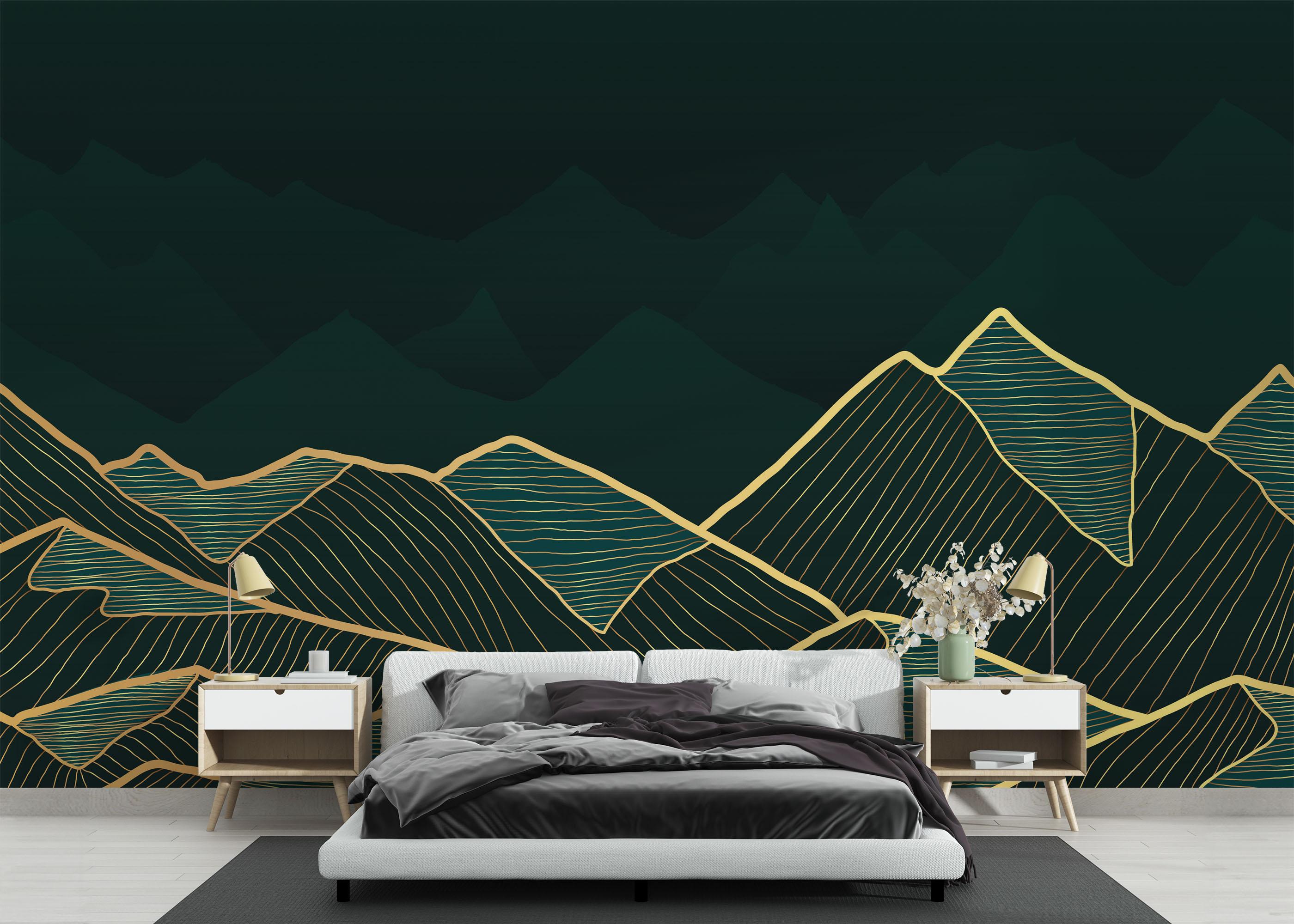 Fototapeta Luxury Emerald mockup 3