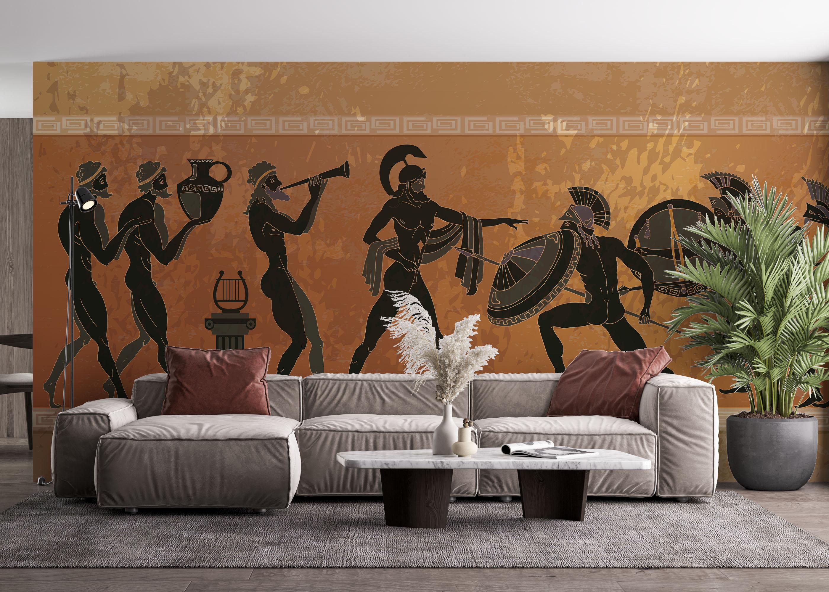 Fototapeta Ancient Greek mockup 4