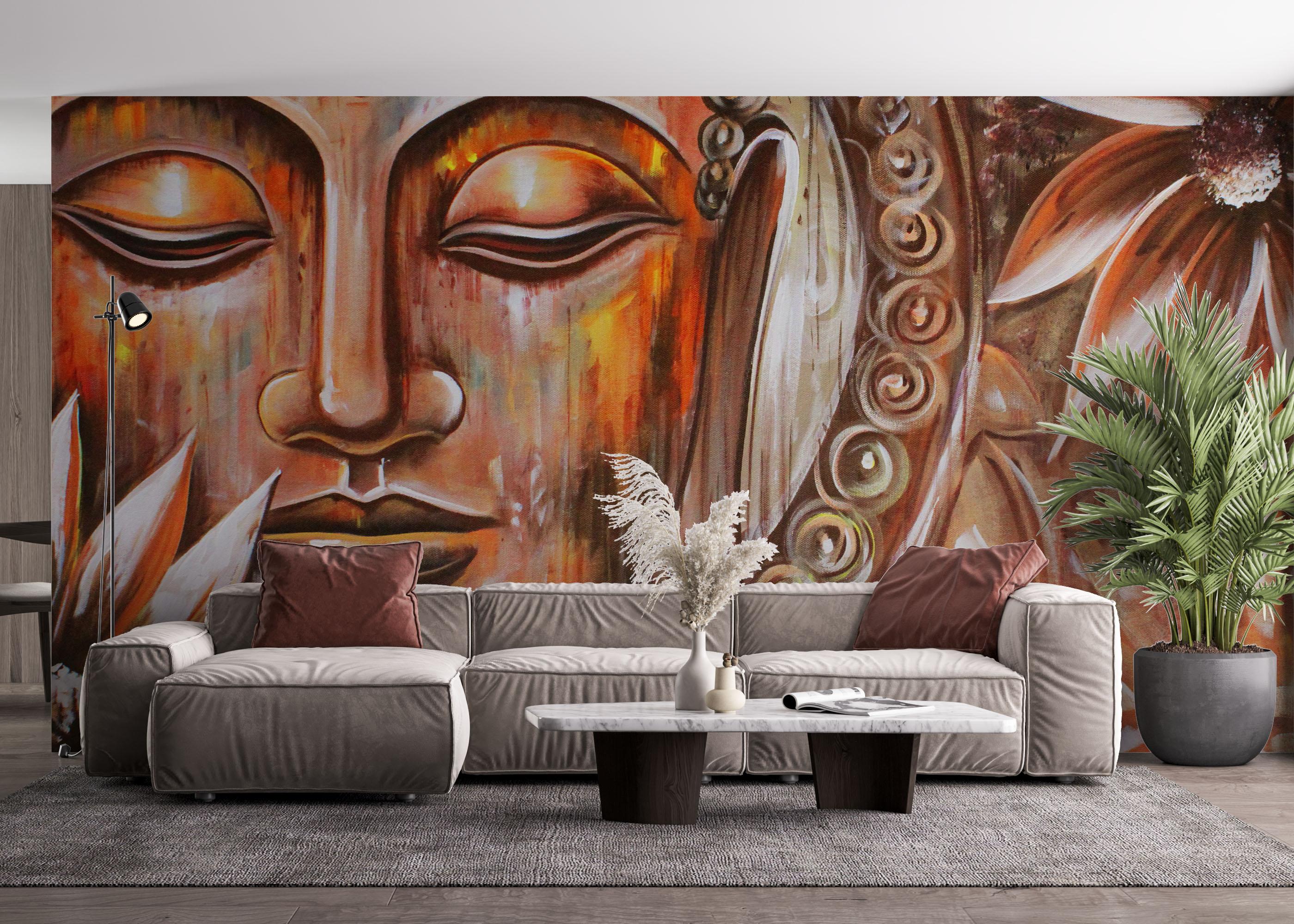 Fototapeta Buddha Painting mockup 4