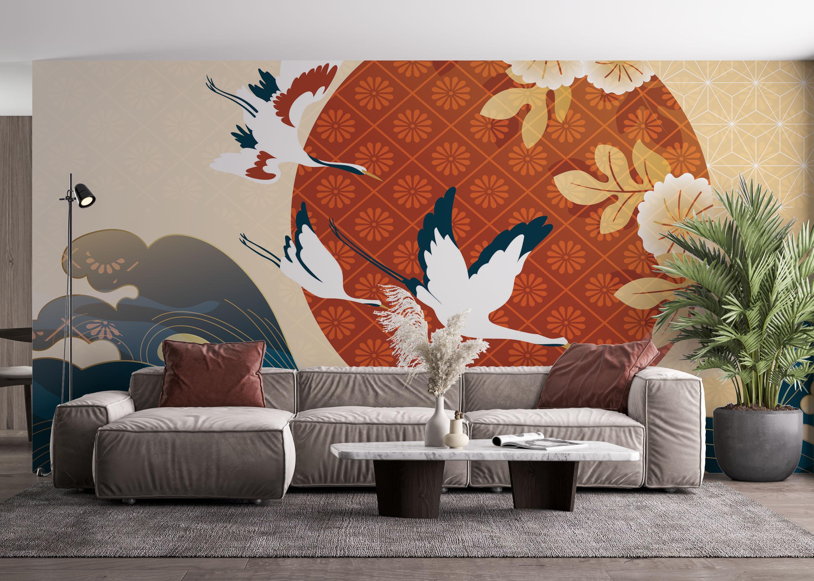 Fototapeta Coplex Orental Drawing mockup 4