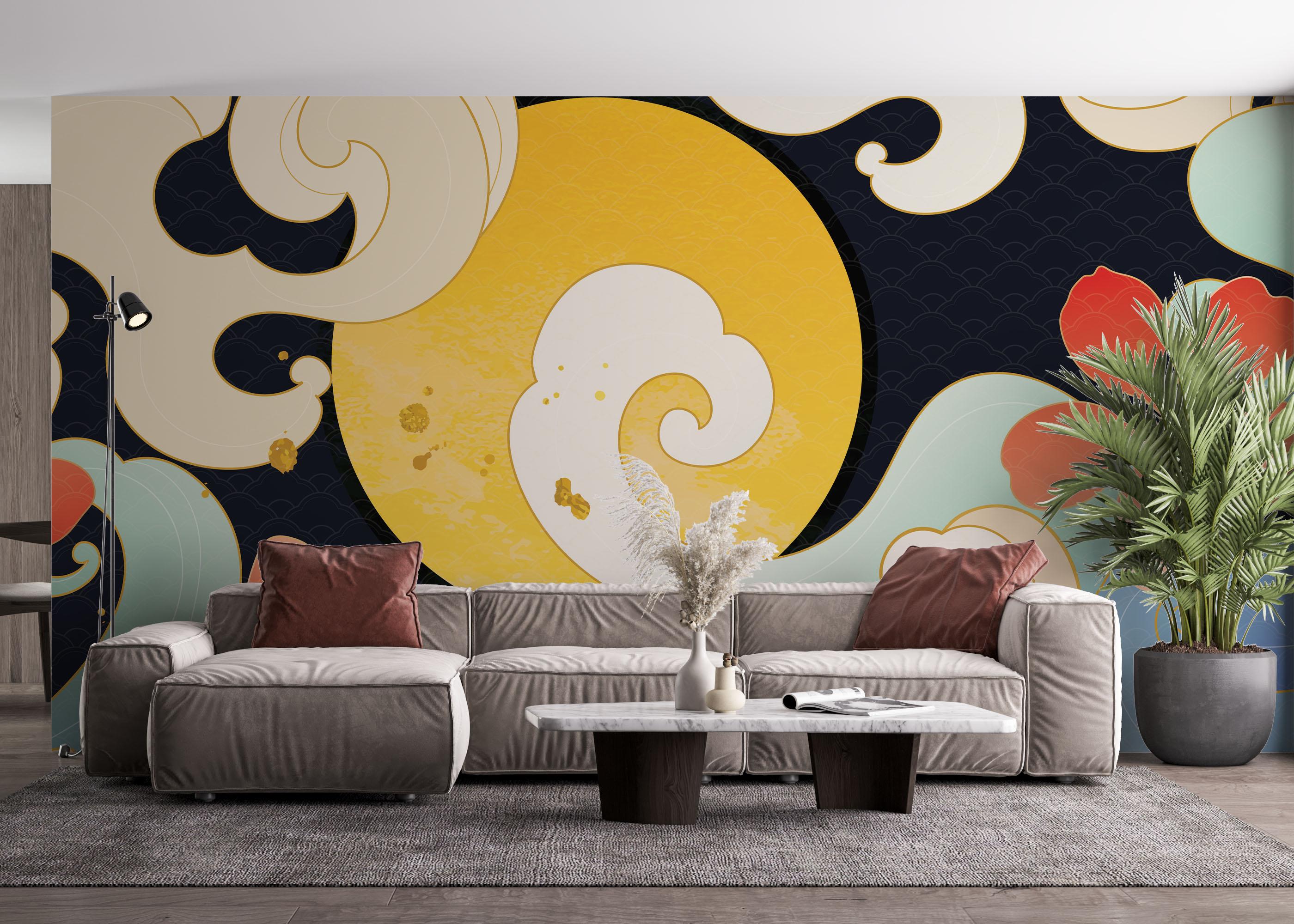 Fototapeta Luxury Ocean Oriental mockup 4