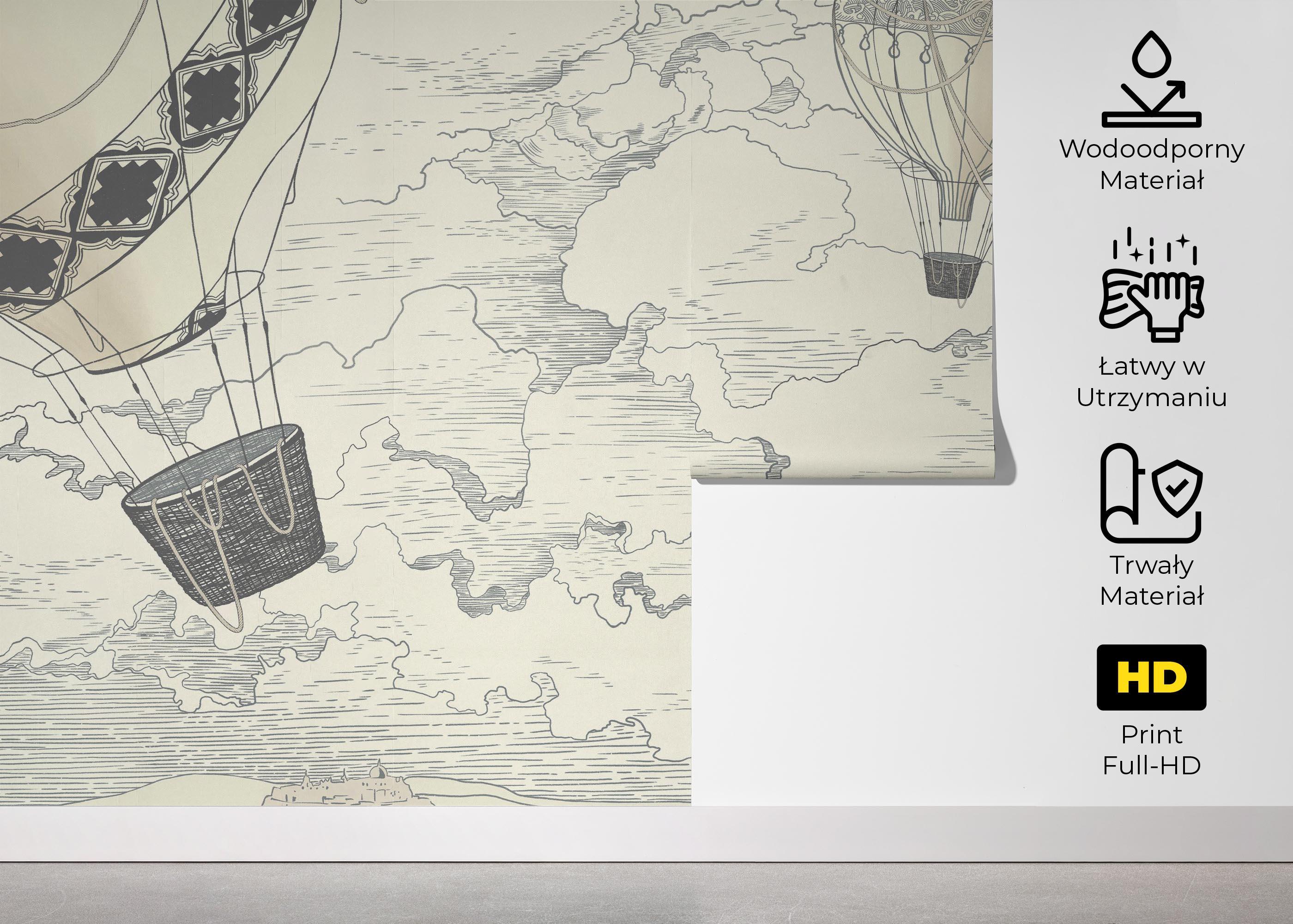 Fototapeta Asiatic Drawing mockup 5