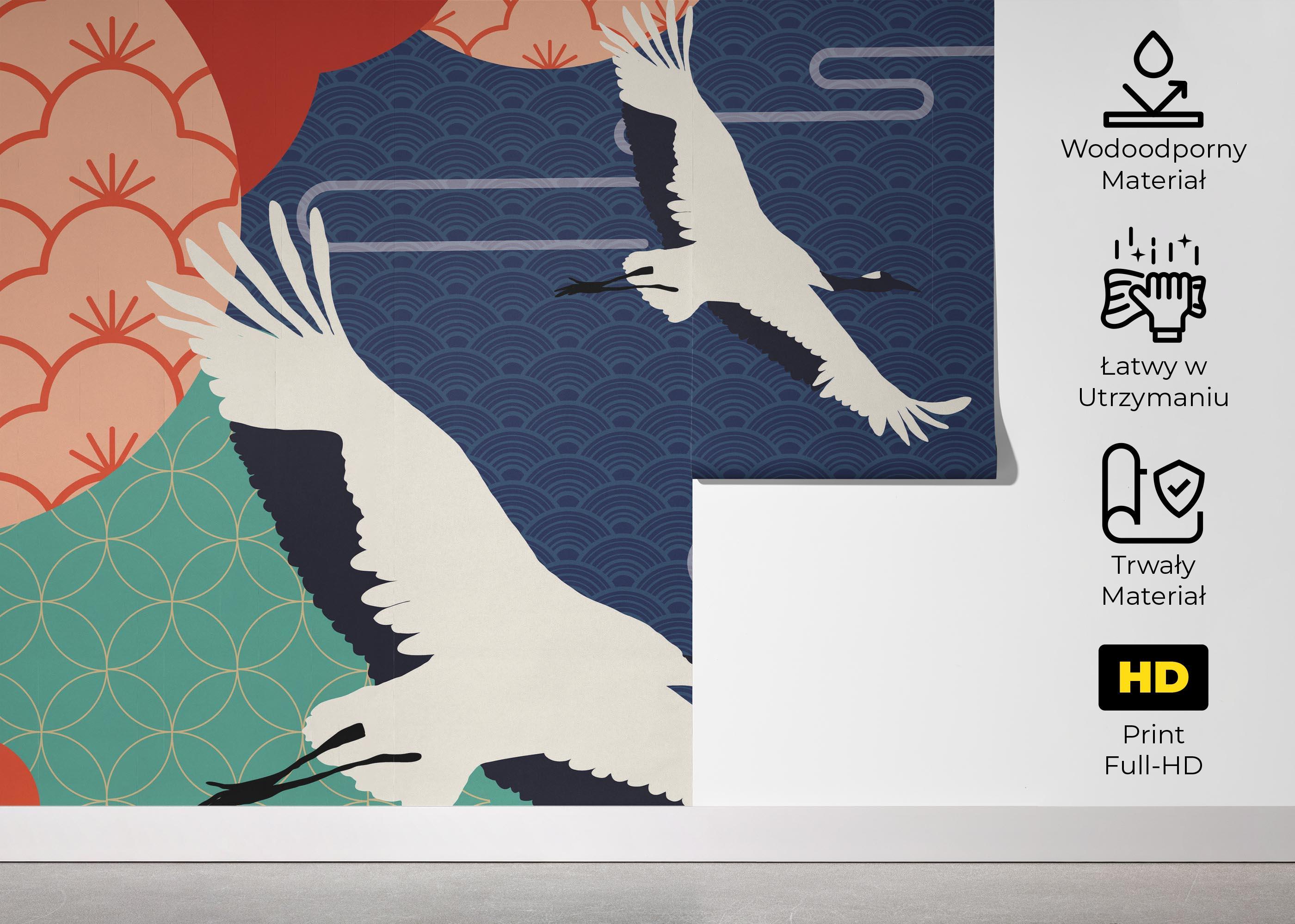 Fototapeta Asiatic Oriental Background mockup 5