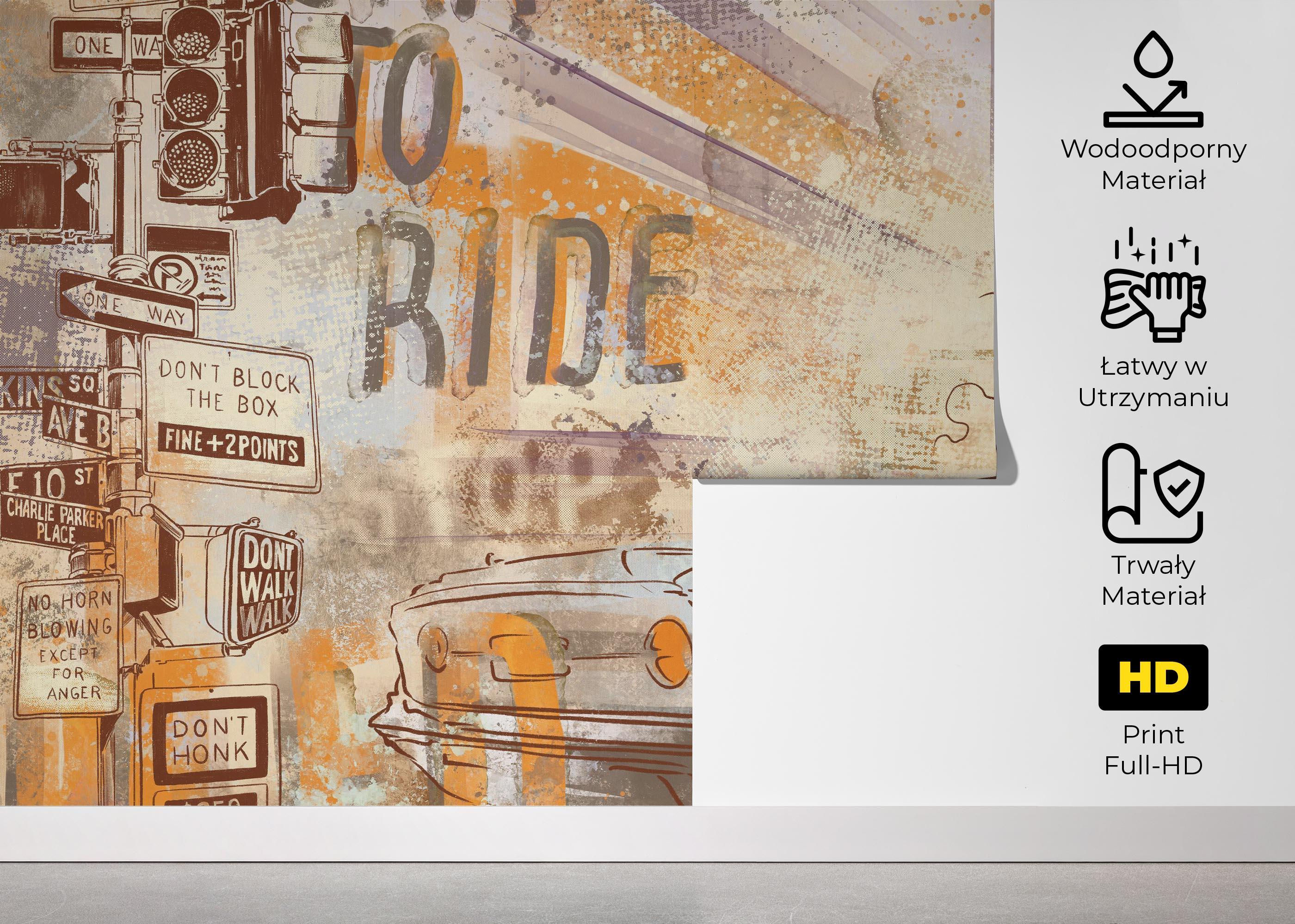 Fototapeta Born To Ride mockup 5