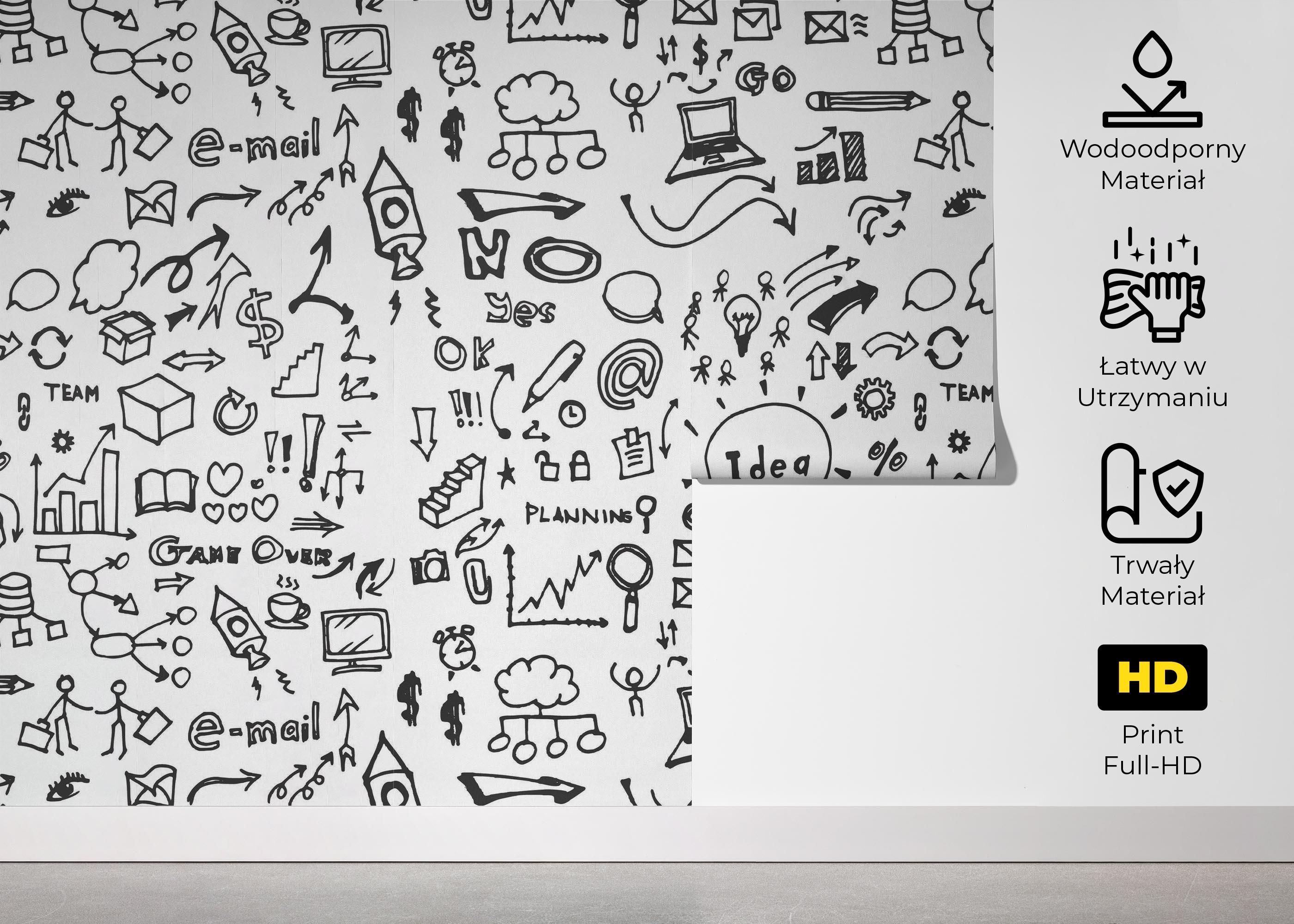 Doodle Pattern mockup 5