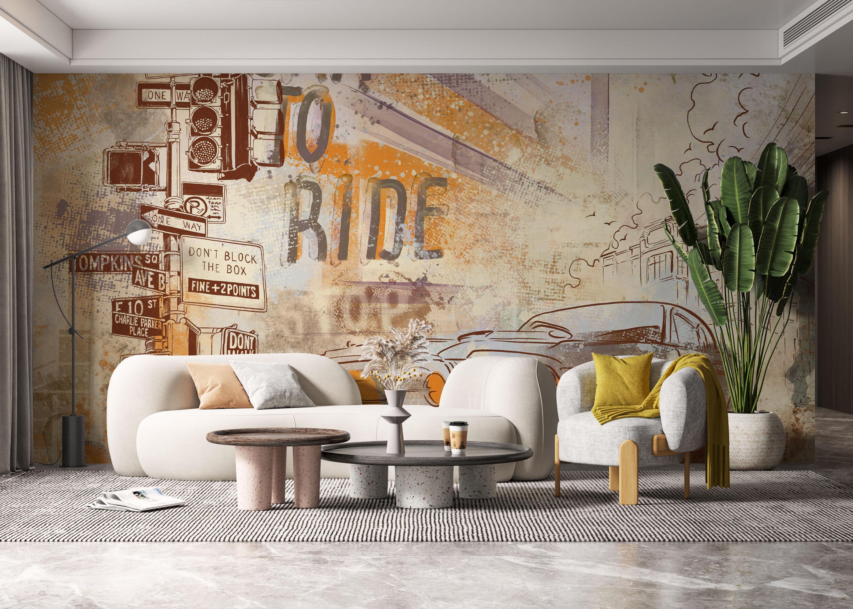 Fototapeta Born To Ride mockup 6