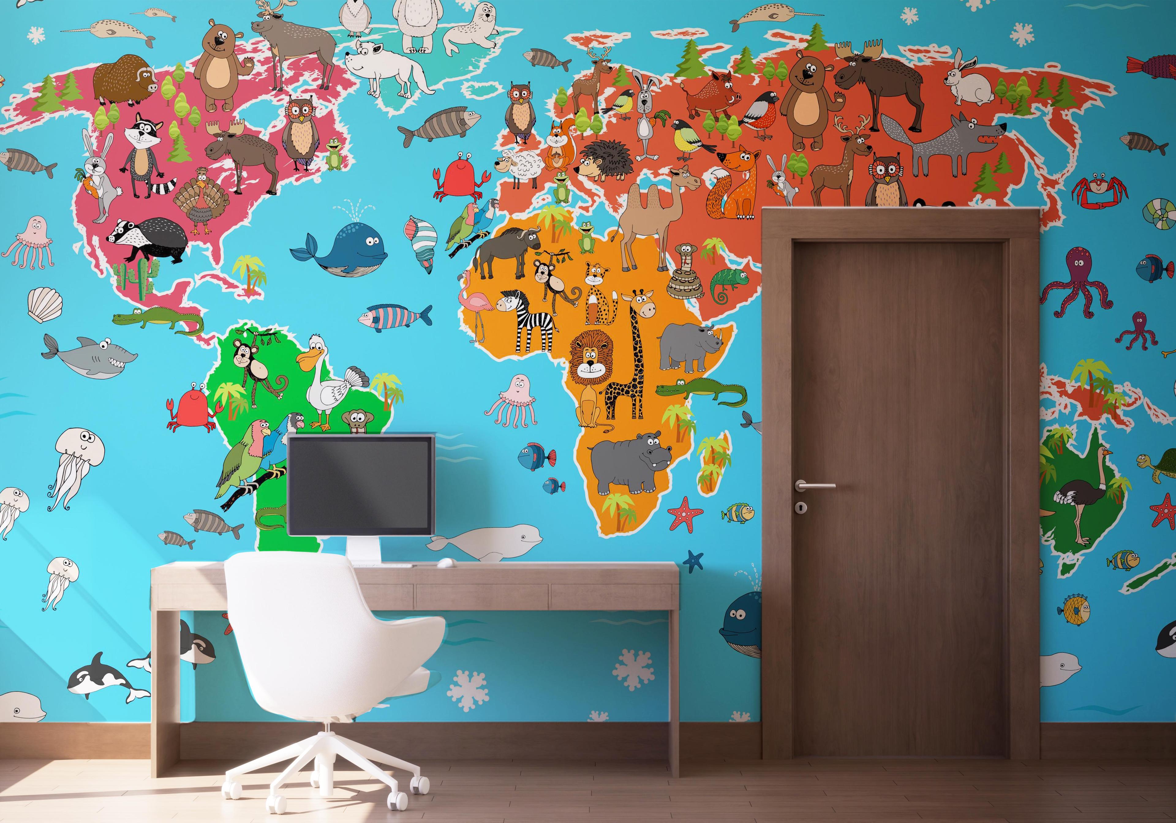 Fototapeta Animals Full World mockup 1