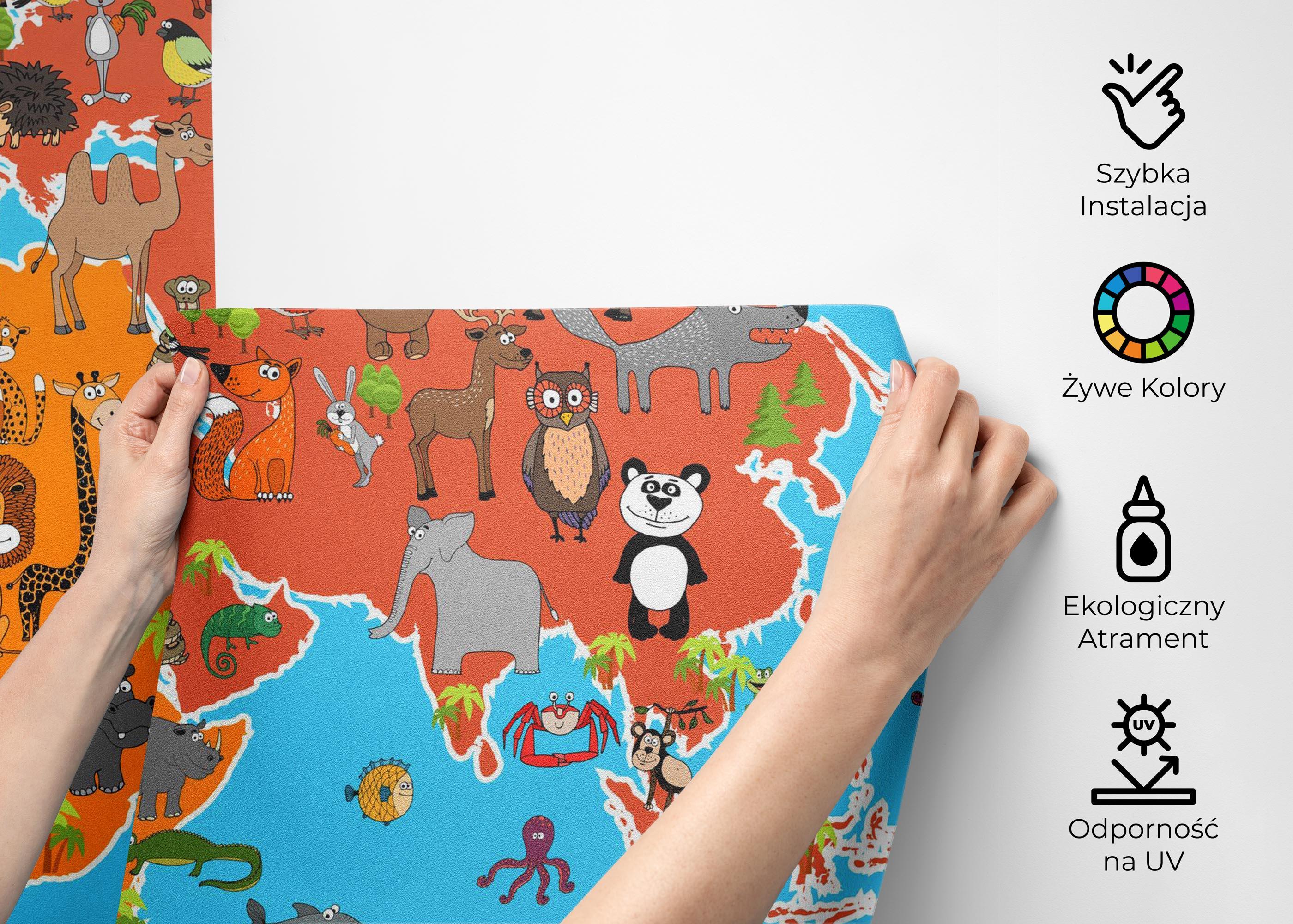 Fototapeta Animals Full World mockup 2