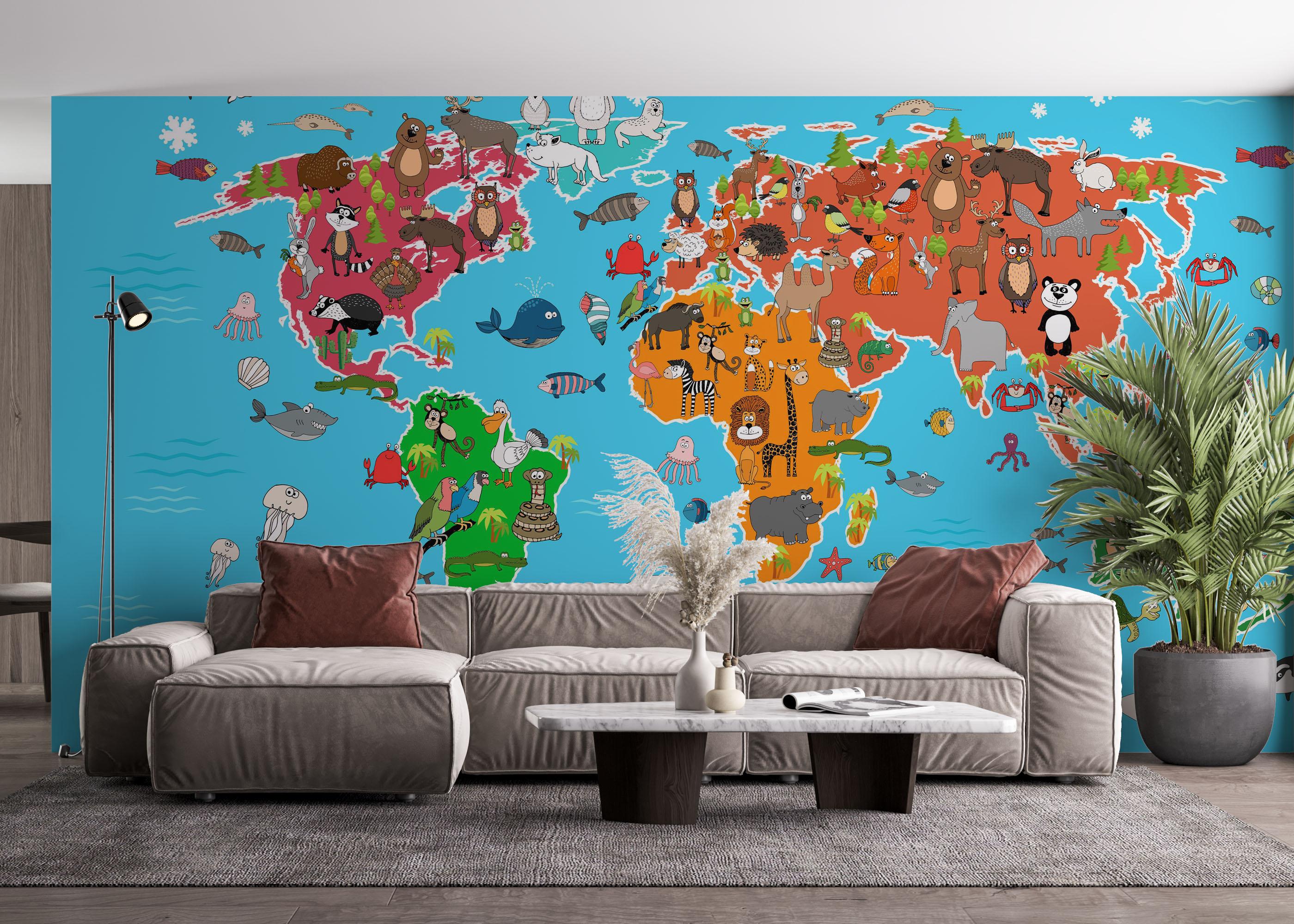 Fototapeta Animals Full World mockup 4