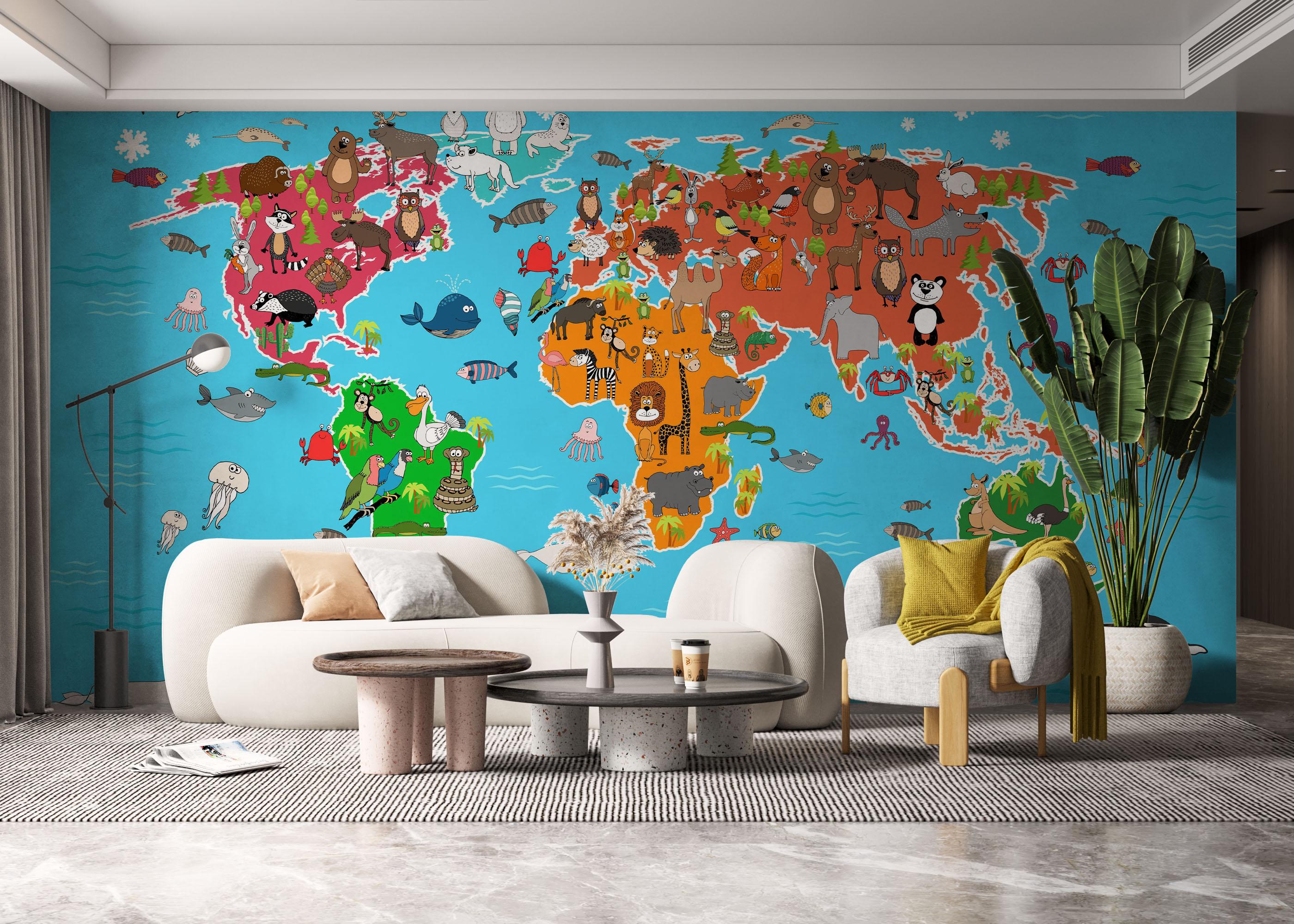 Fototapeta Animals Full World mockup 6