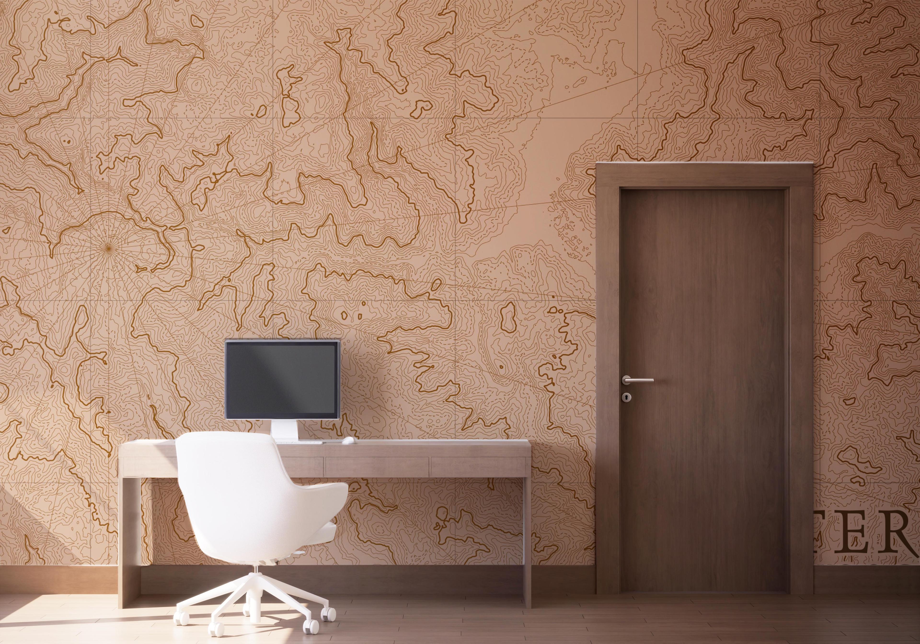 Fototapeta Cool Old Map mockup 1